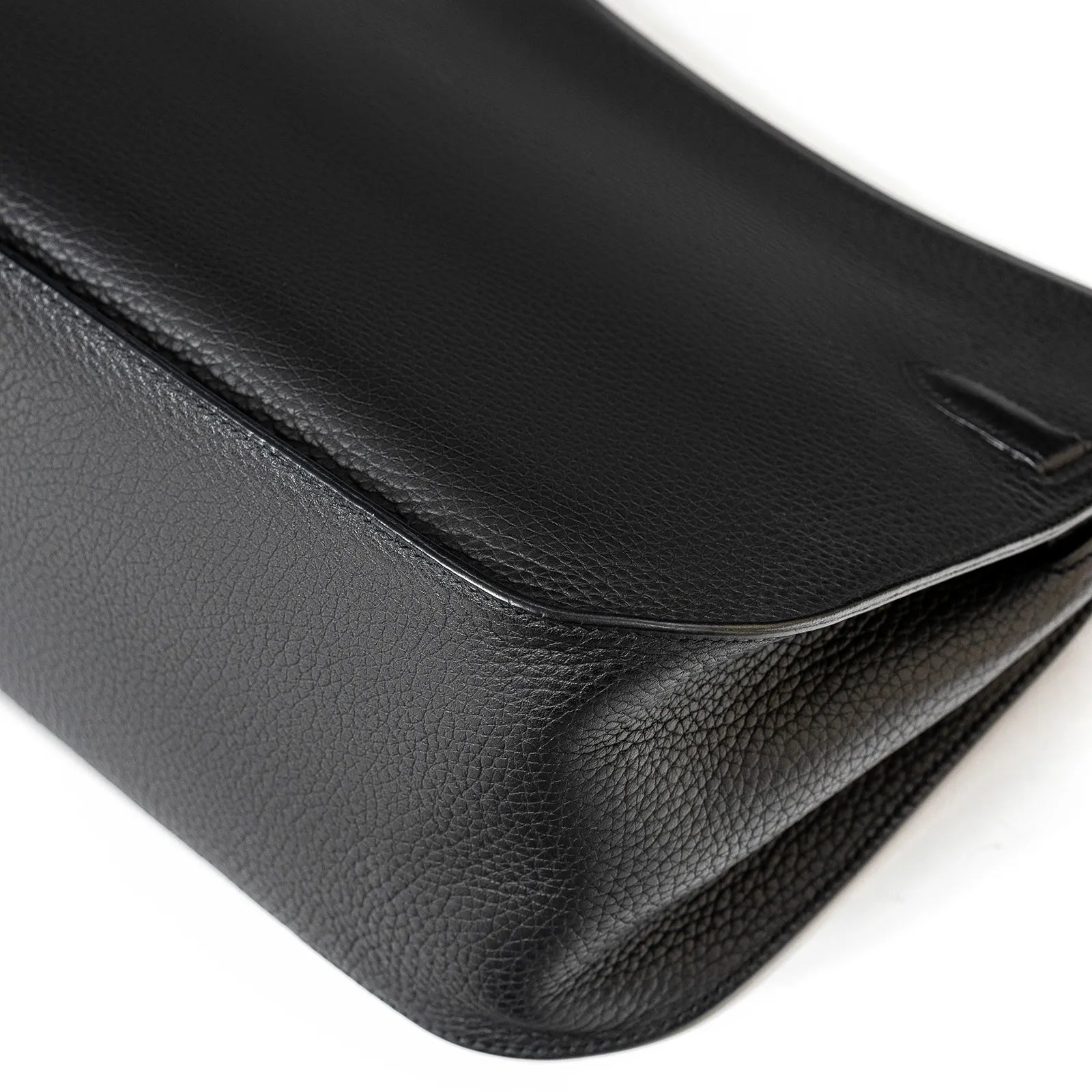 Hermès Jypsiere 28 Black Clemence Palladium Hardware