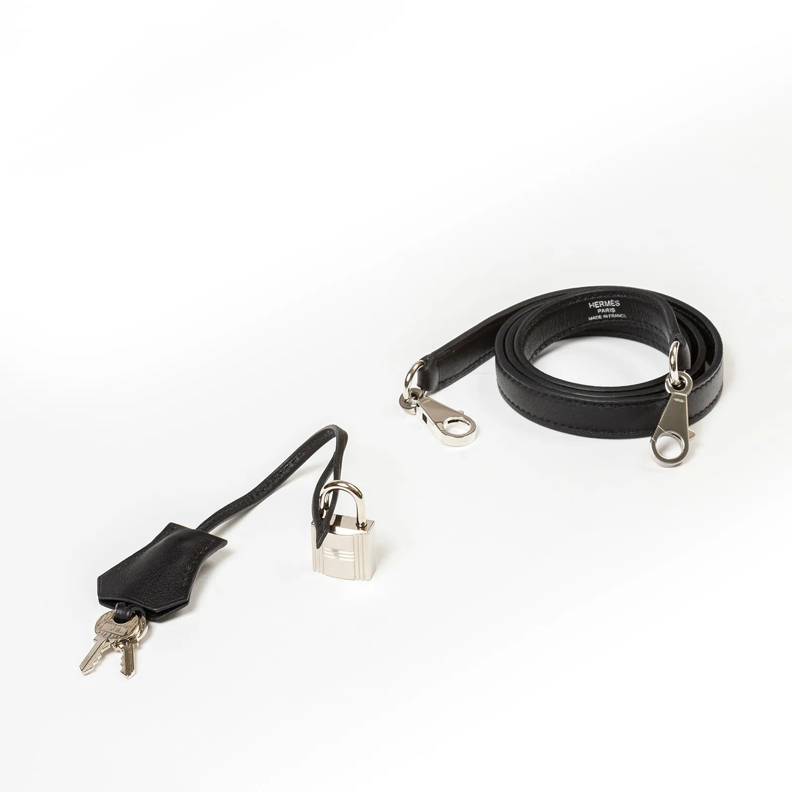 Hermès Kelly Retourne 28 Letter Au Carre Black Toile/Swift Palladium Hardware