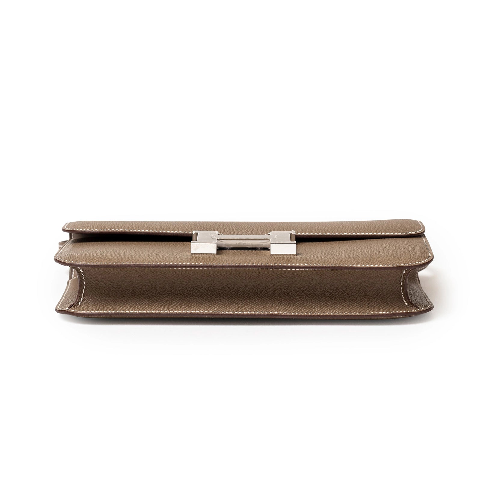 Hermès Constance Elan Etoupe Epsom Palladium Hardware - Bottom