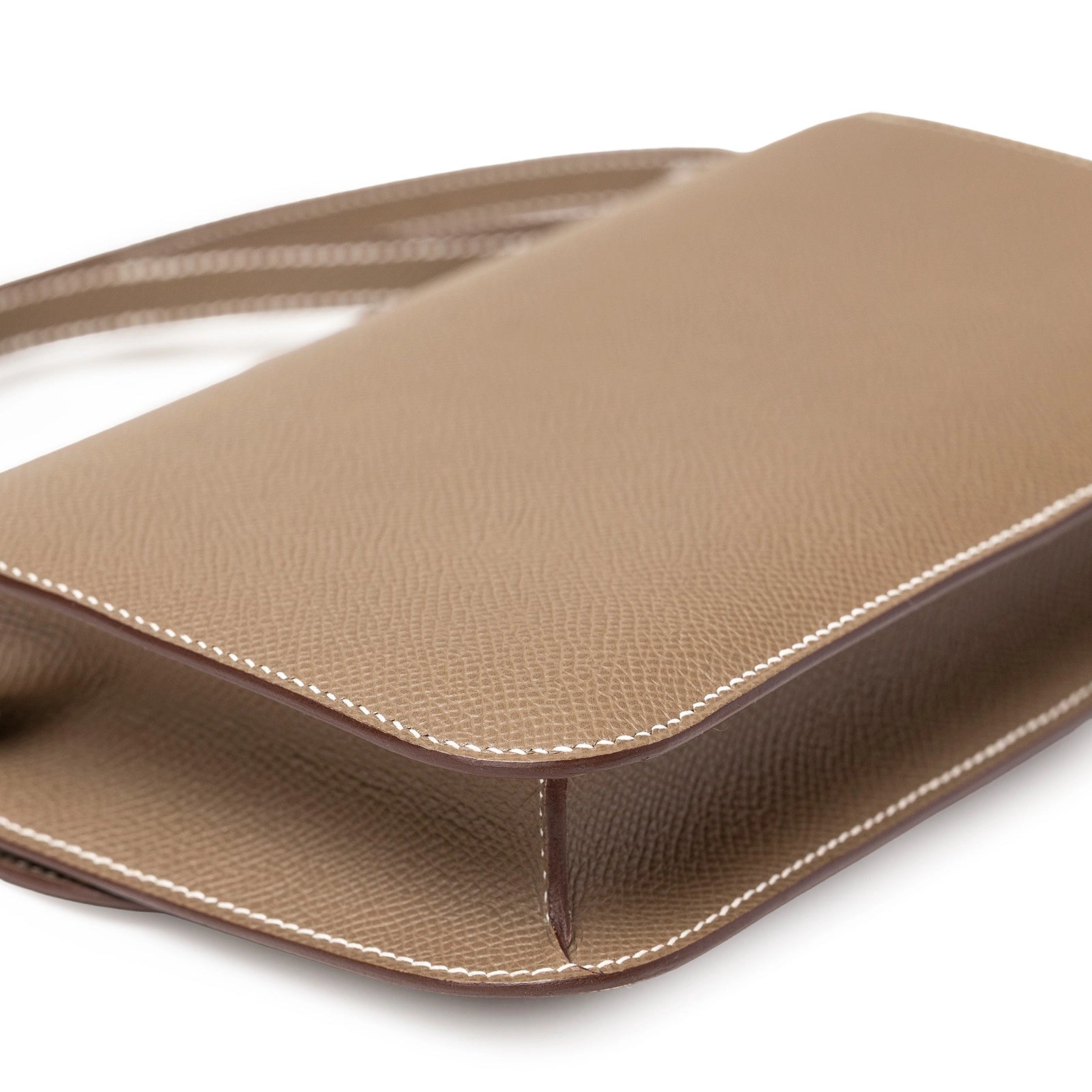 Hermès Constance Elan Etoupe Epsom Palladium Hardware - Back Corner Left