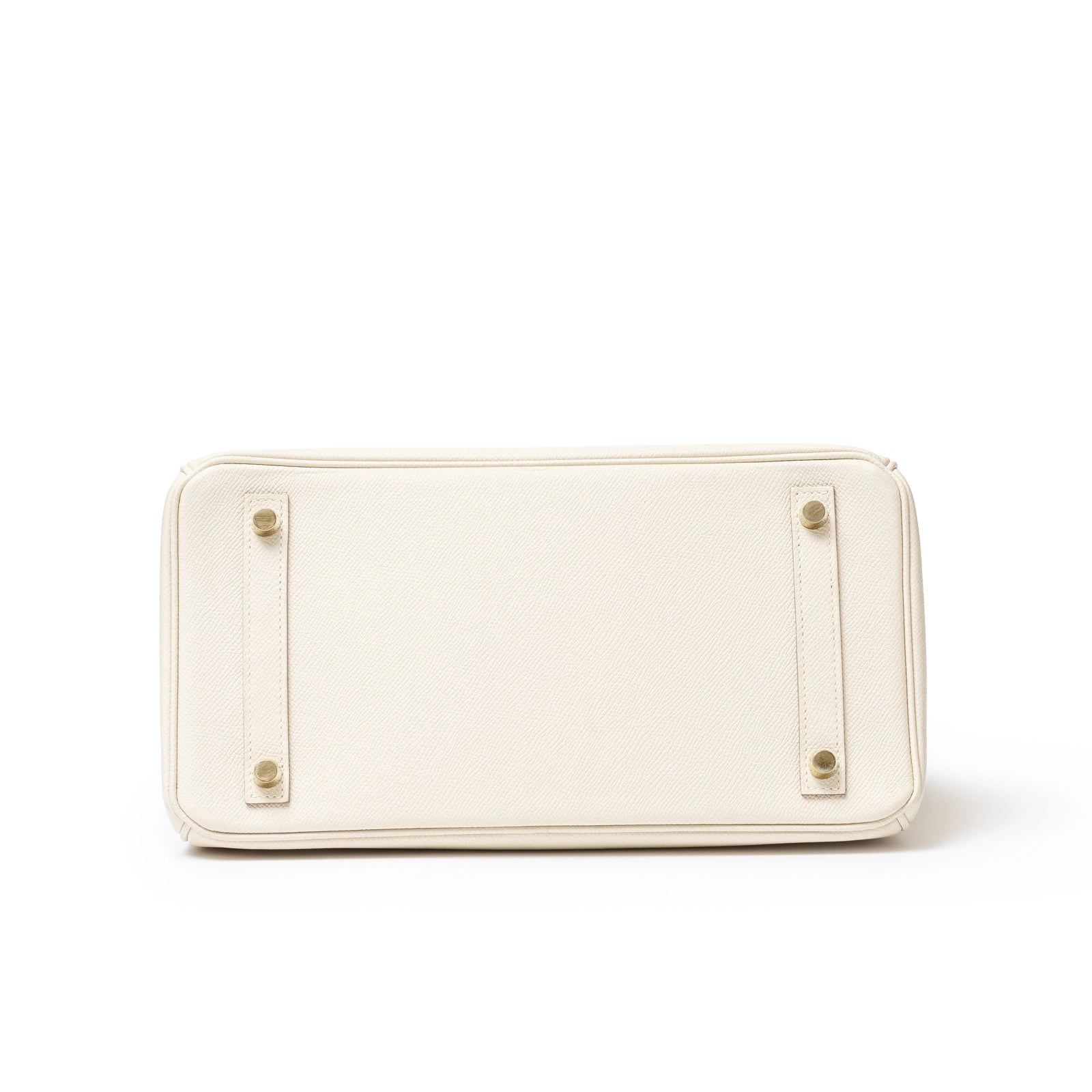 Hermès Birkin 30 Craie Epsom Gold Hardware -Bottom
