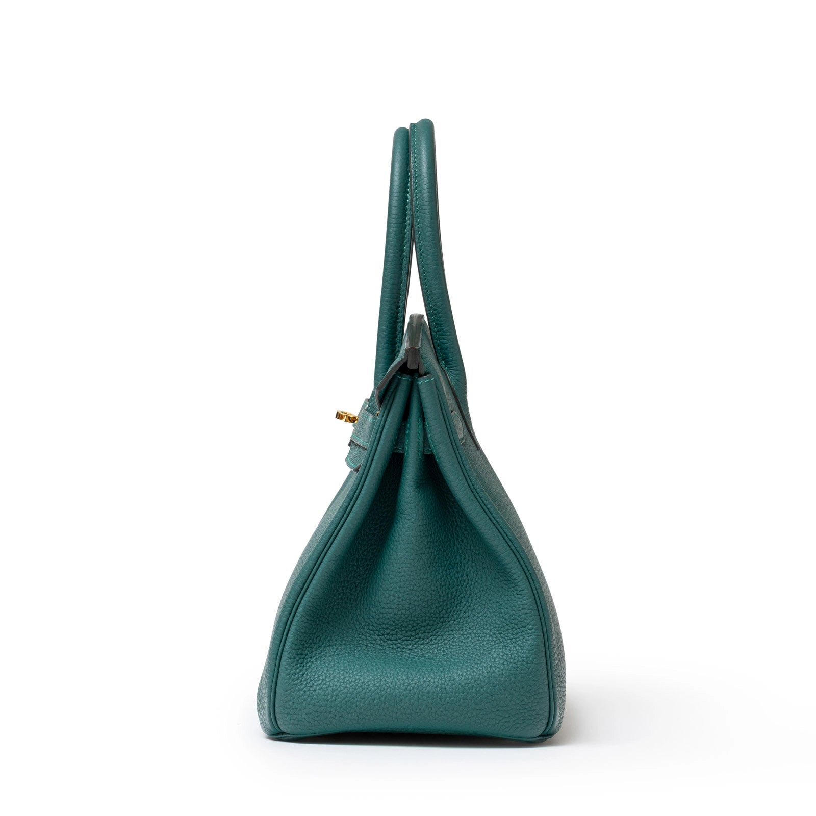 Hermès Birkin 30 Malachite Togo Gold Hardware - Right