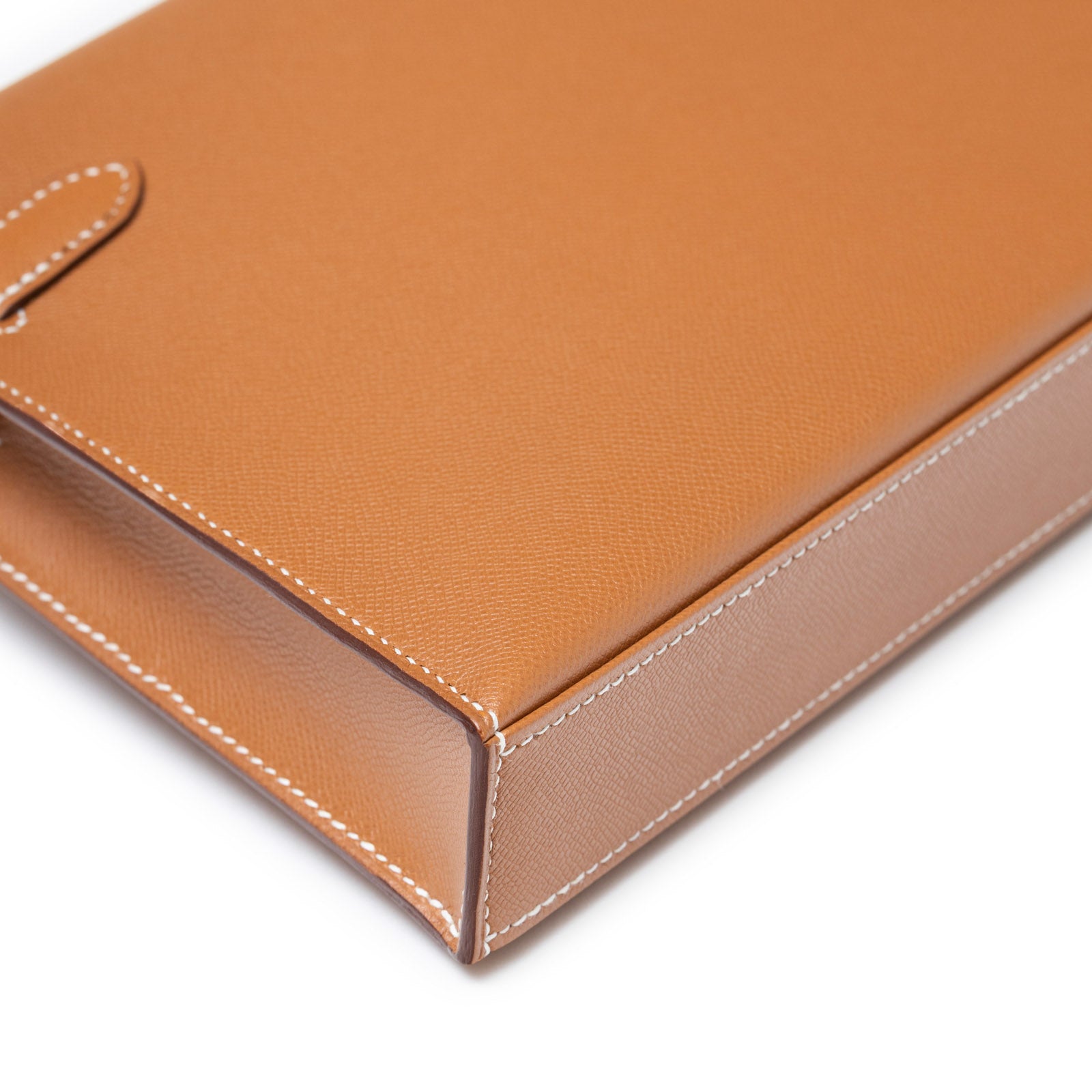 Hermès Kelly Elan Gold Madame Palladium Hardware - Back Corner Left