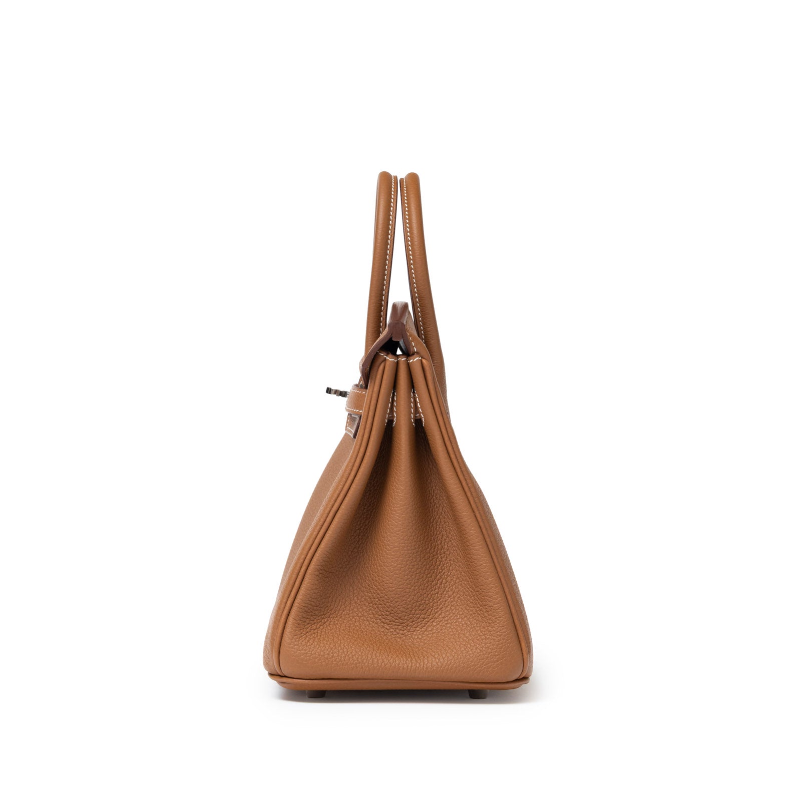 Hermès Birkin 25 Gold Togo Palladium Hardware - Side Right