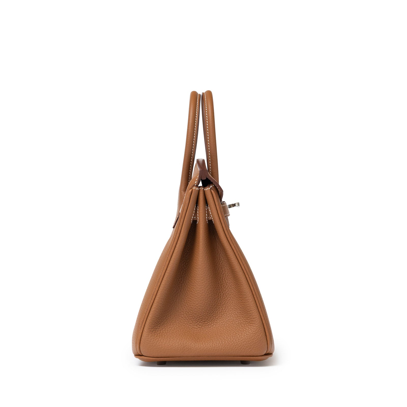 Hermès Birkin 25 Gold Togo Palladium Hardware - Side Left