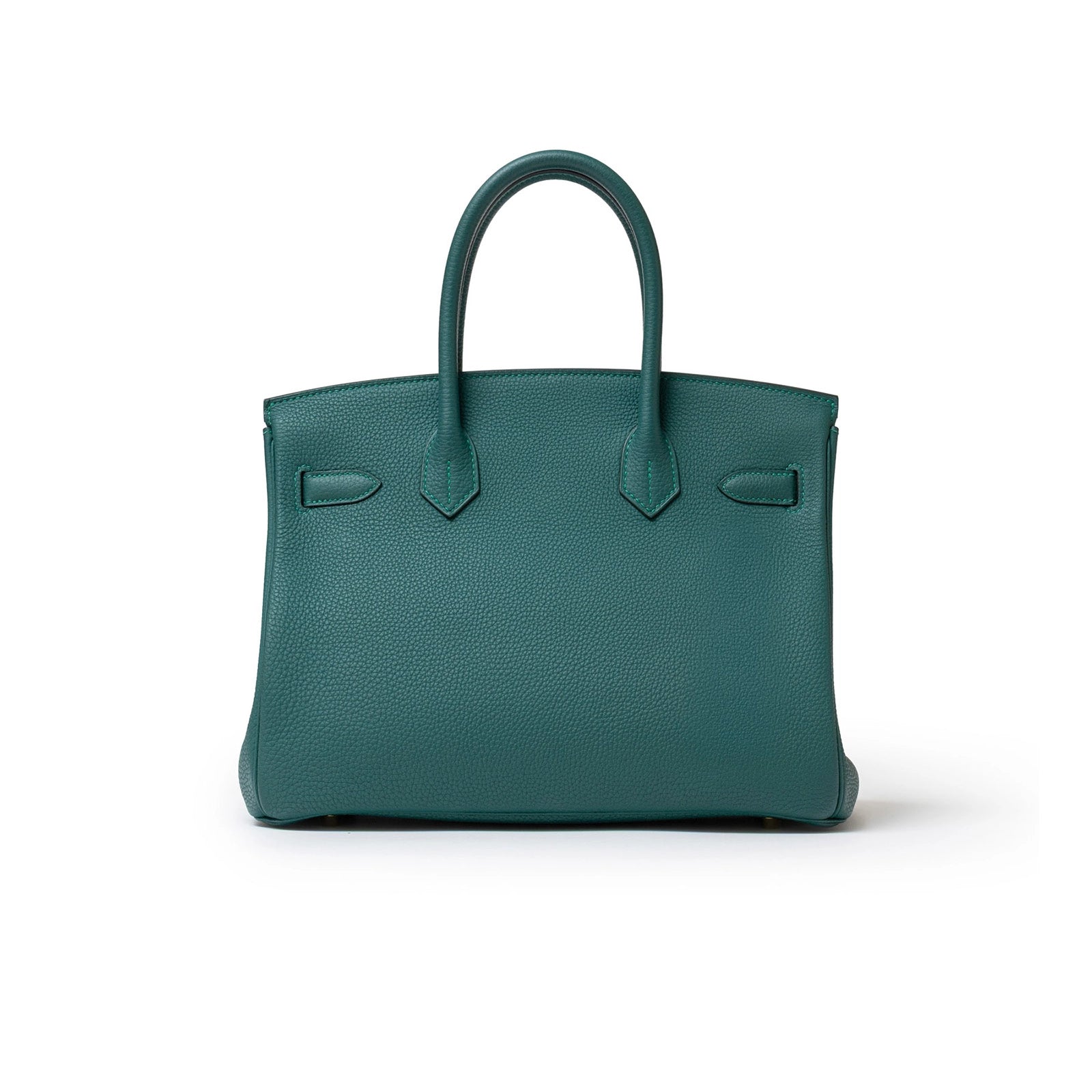 Hermès Birkin 30 Malachite Togo Gold Hardware - Back