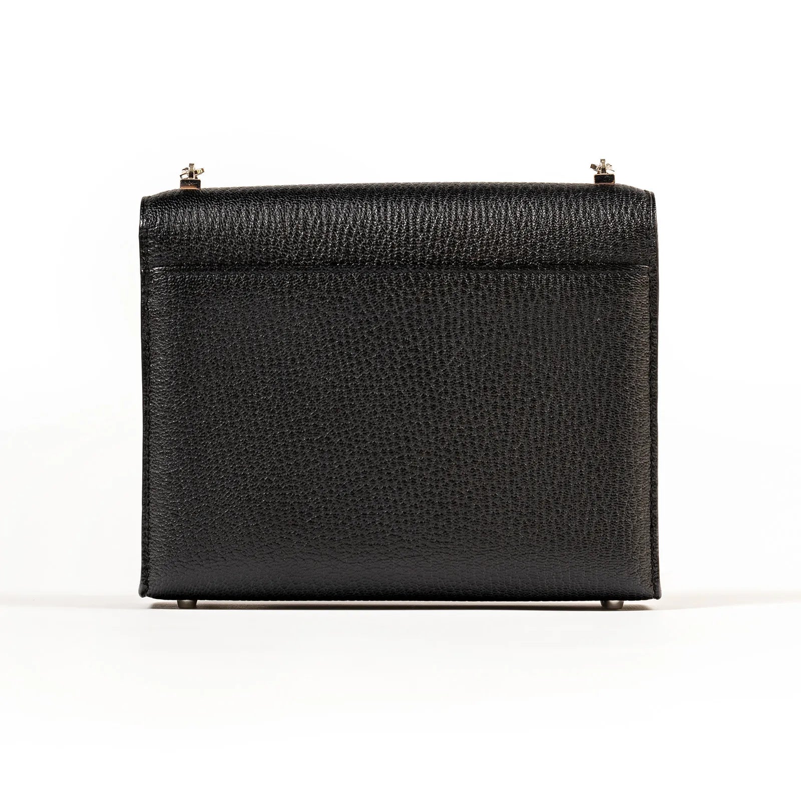 Hermès Mini Verrou Black Chevre Mysore Palladium Hardware