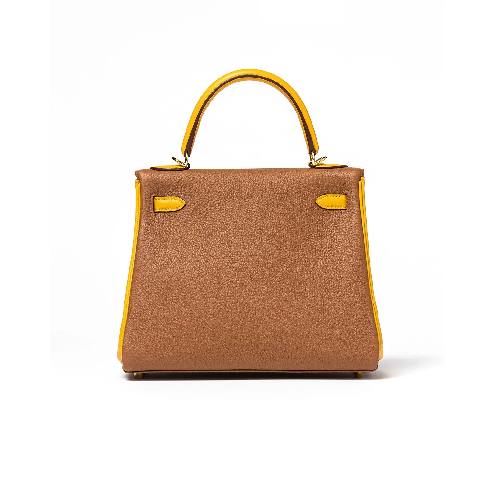 Hermès Horseshoe Kelly 25 Gold/Jaune Ambre Togo Gold Hardware