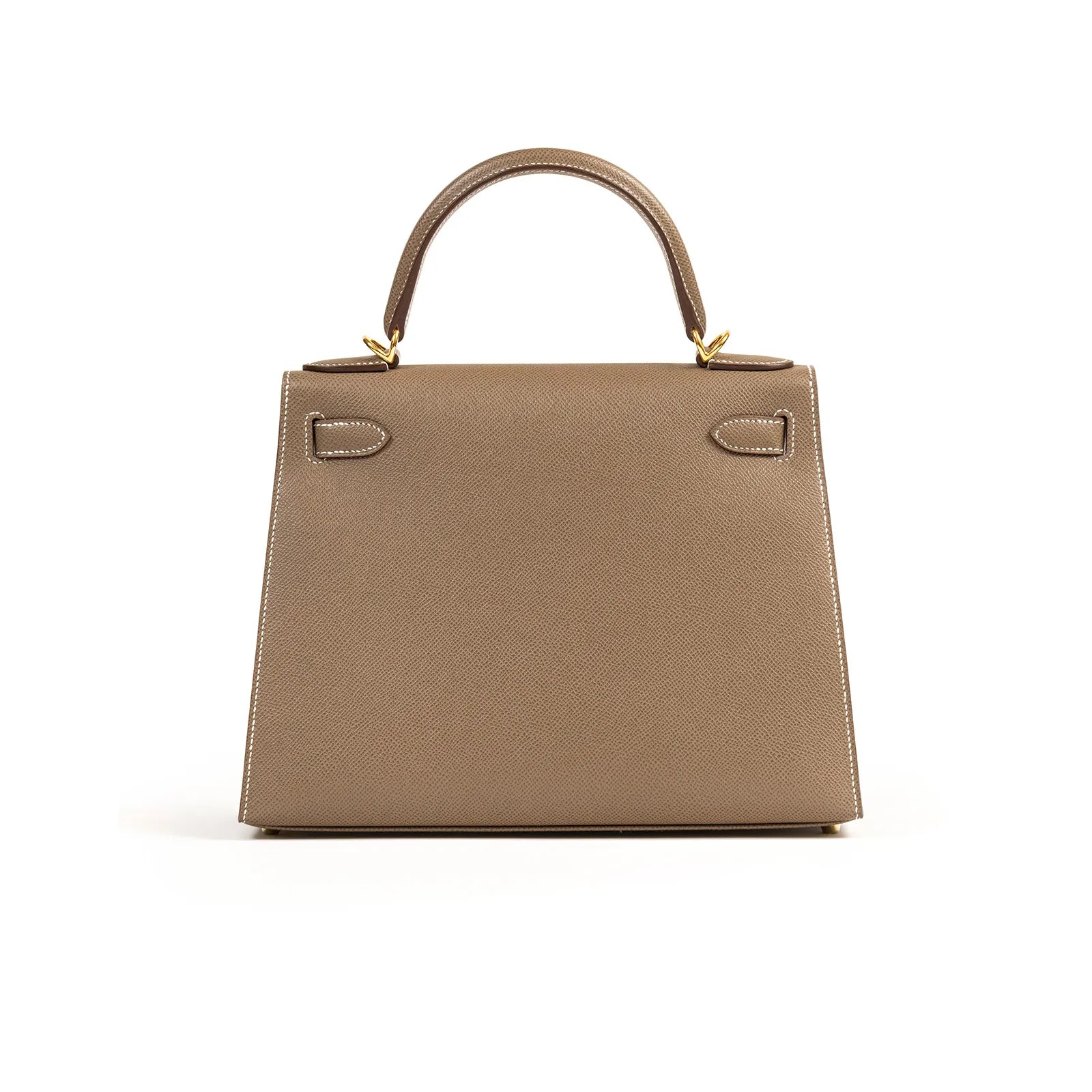 Hermès Kelly Sellier 28 Etoupe Epsom Gold Hardware