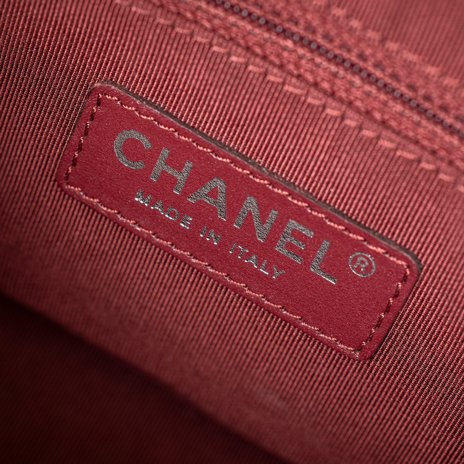 Chanel Gabrielle Hobo Bag Burgurdy Palladium and Gold Hardware
