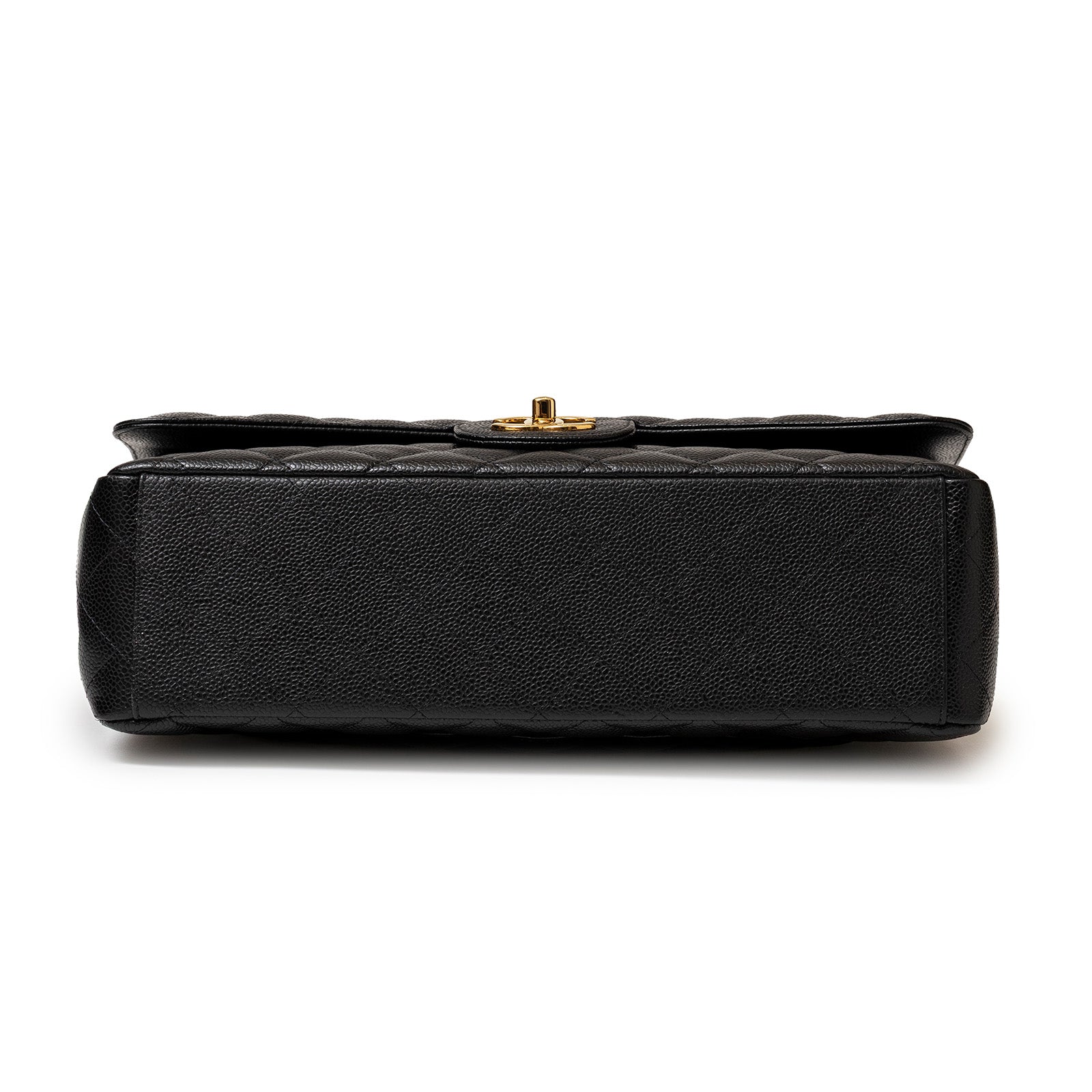 Chanel Maxi Classic Double Flap Bag Caviar Gold Hardware