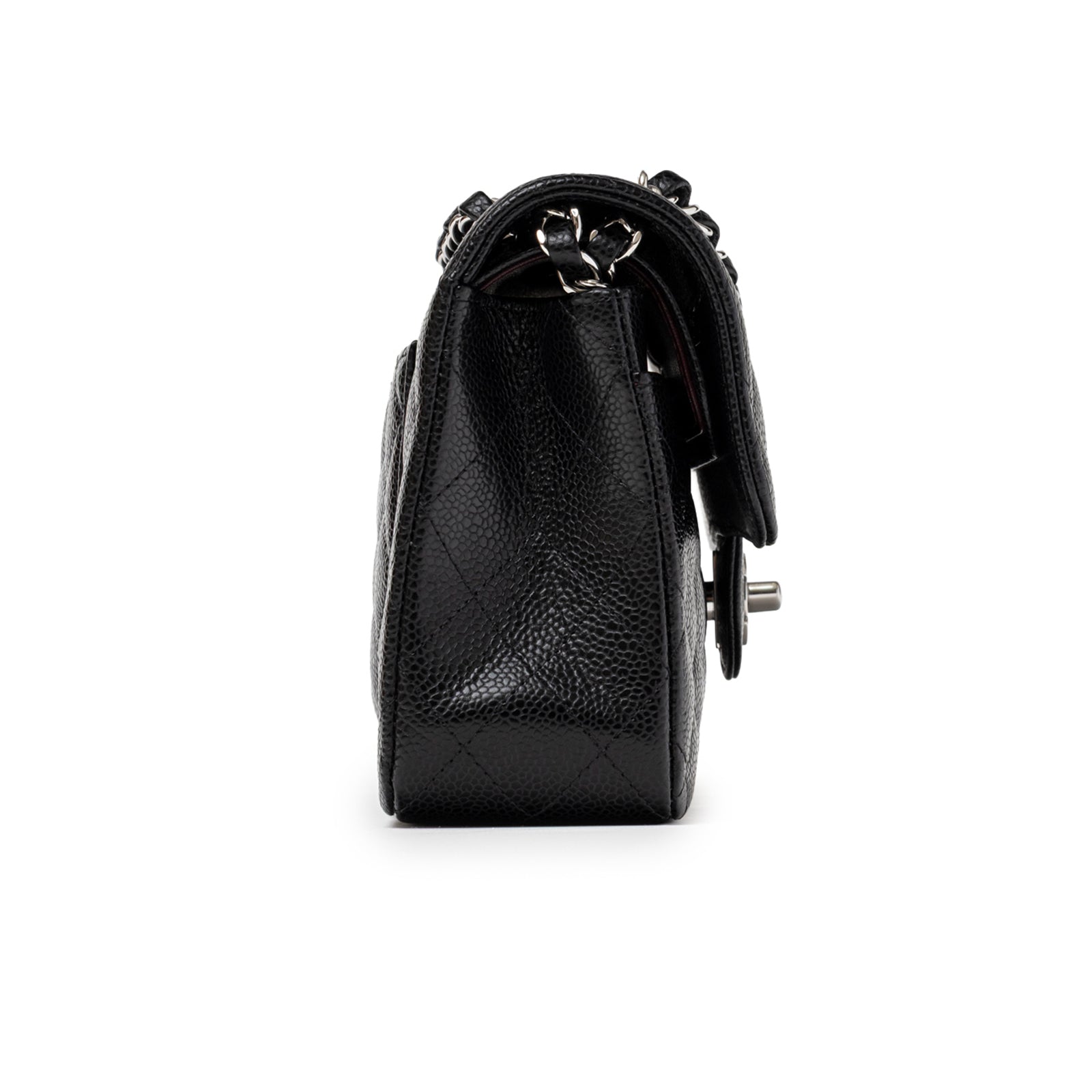 Chanel Small Classic Flap Bag Black Caviar Palladium Hardware