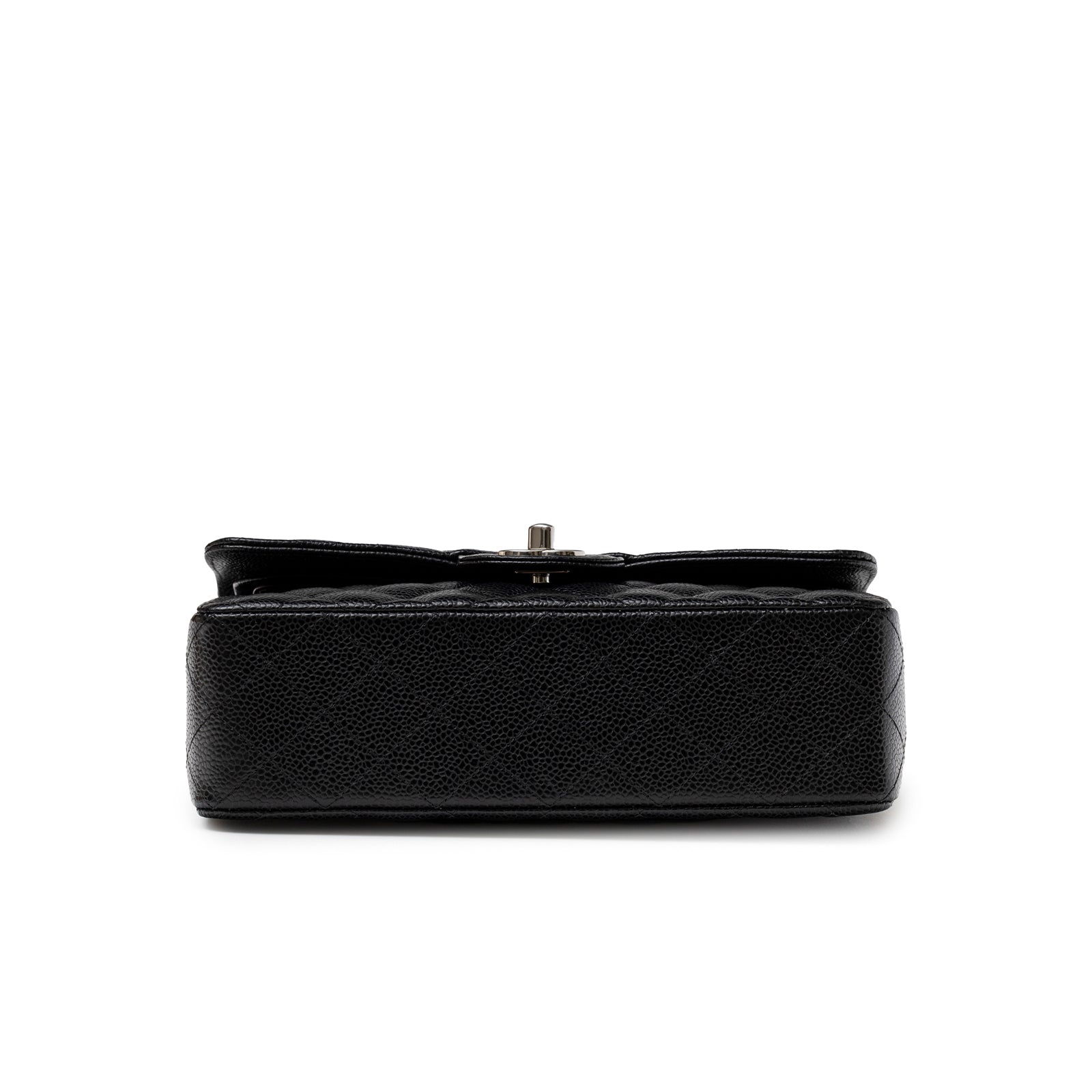 Chanel Small Classic Flap Bag Black Caviar Palladium Hardware