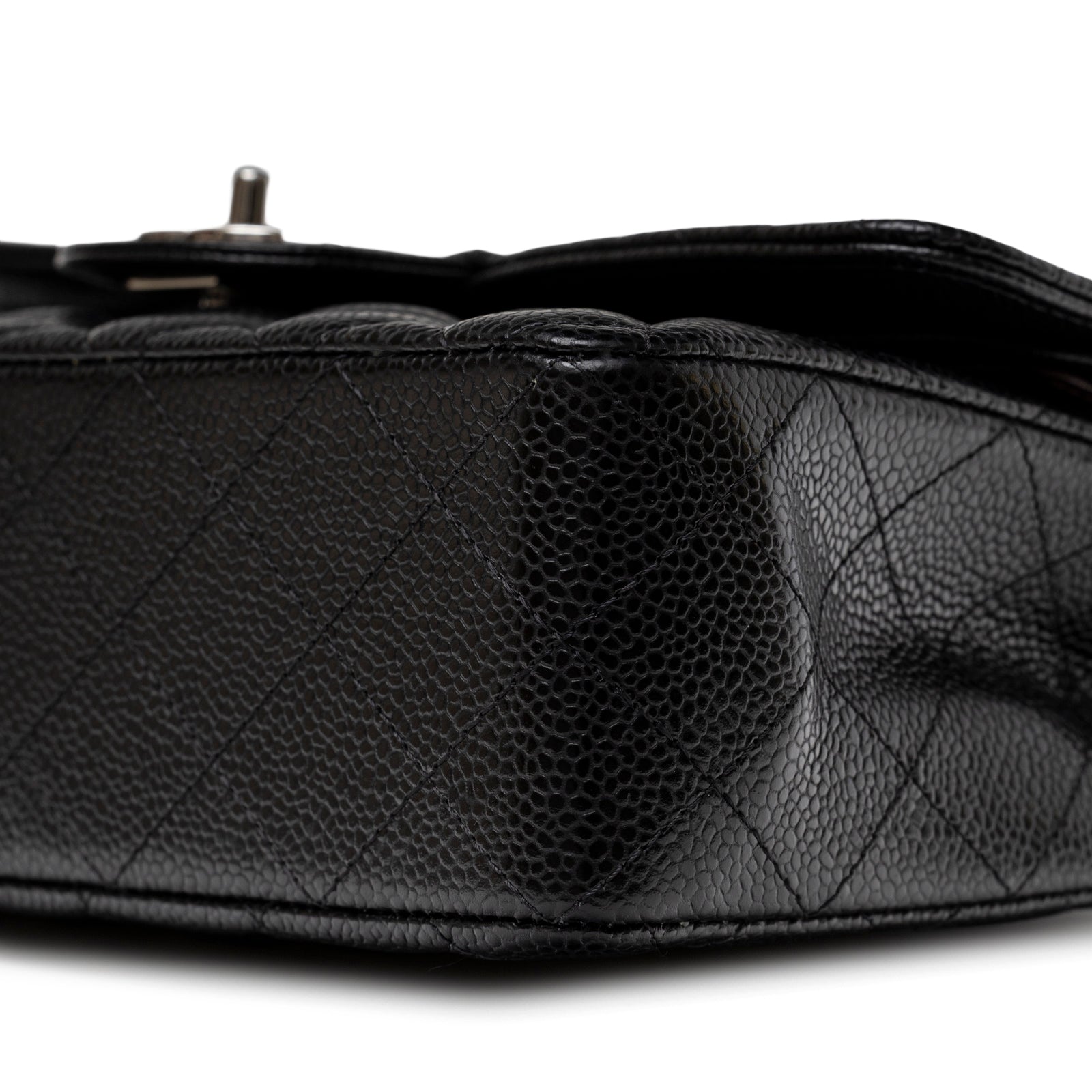 Chanel Small Classic Flap Bag Black Caviar Palladium Hardware