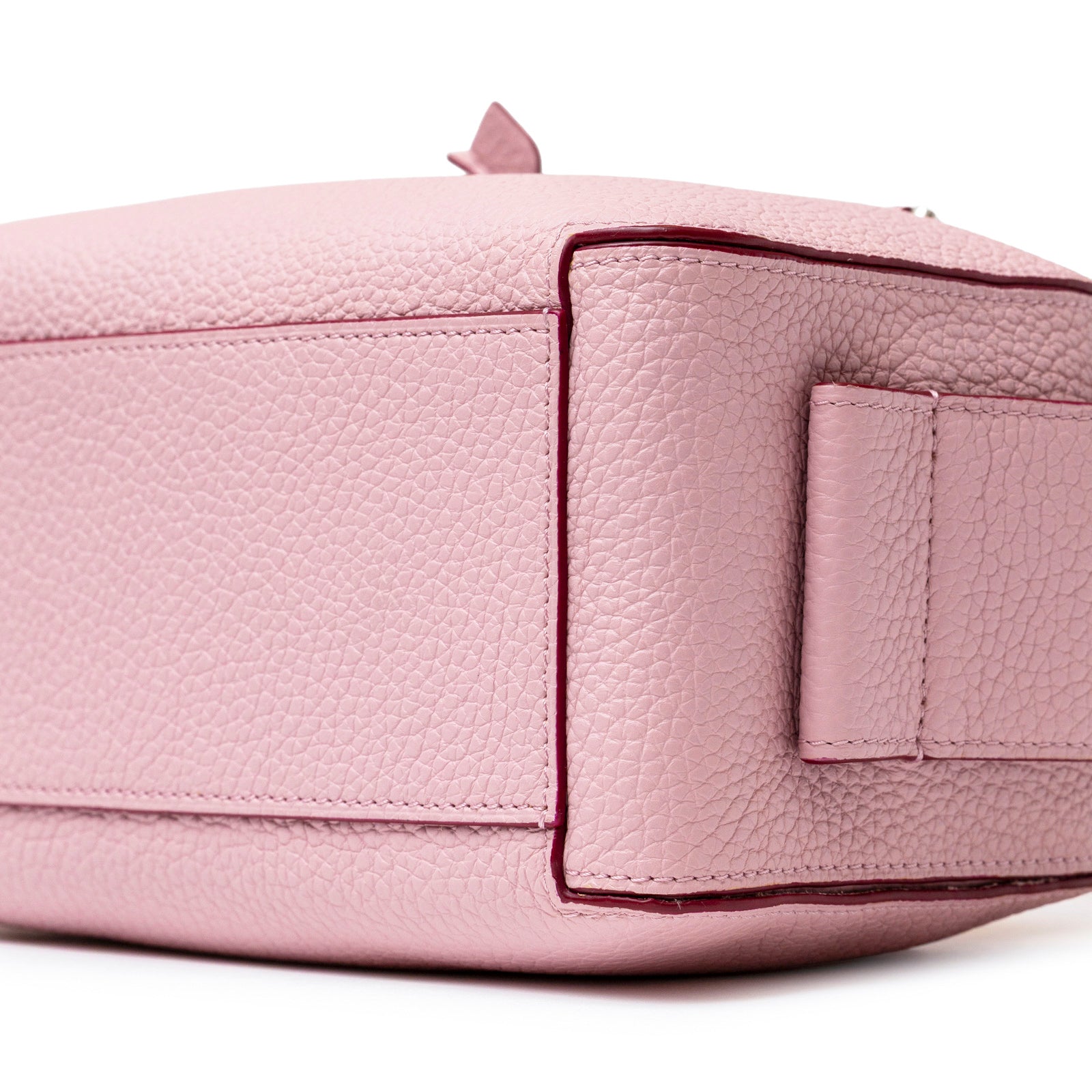 Delvaux Cool Box Mini Taurillon Soft Blush Palladium Hardware