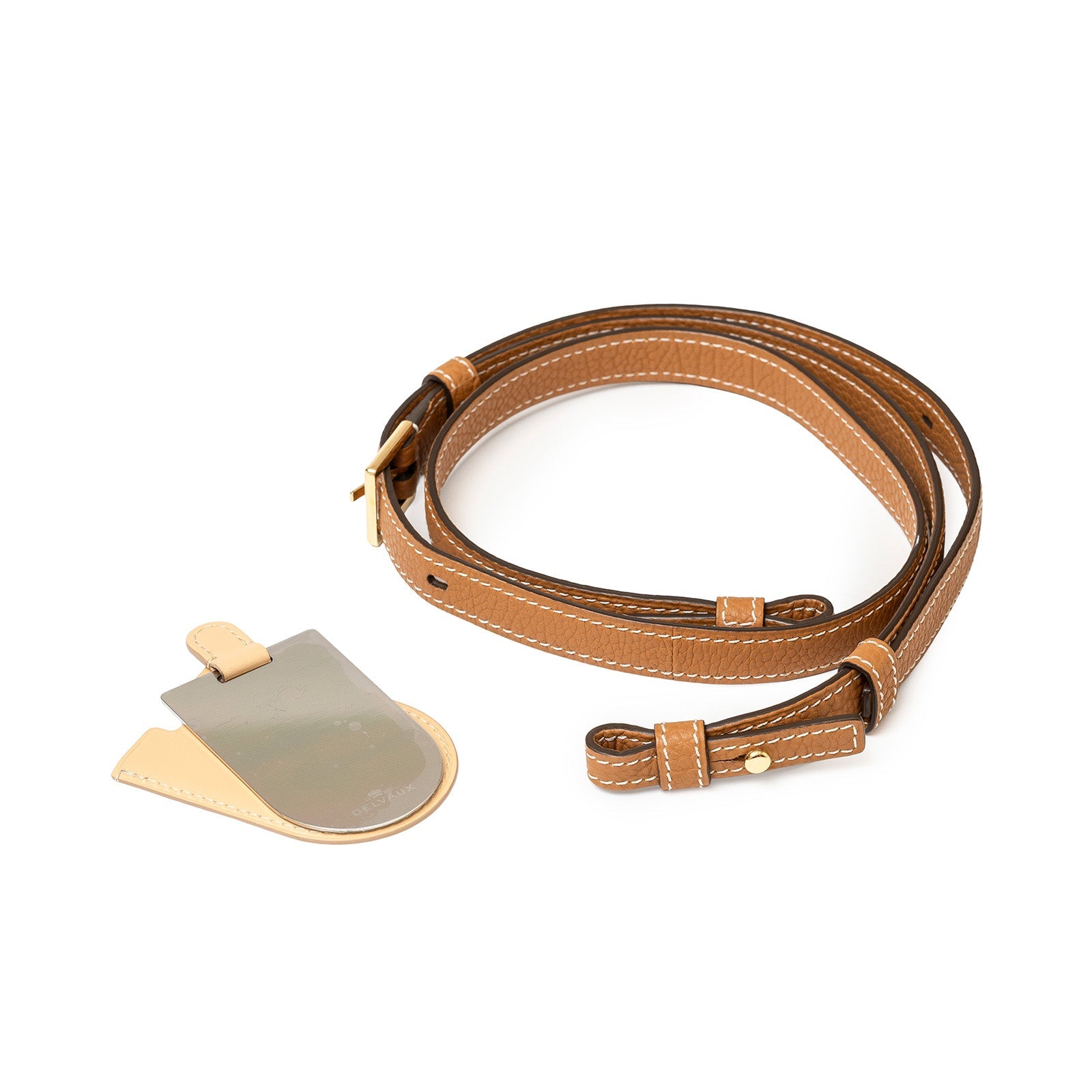 Delvaux Tempete PM Crispy Calf Vegetal-Ivory Gold Hardware