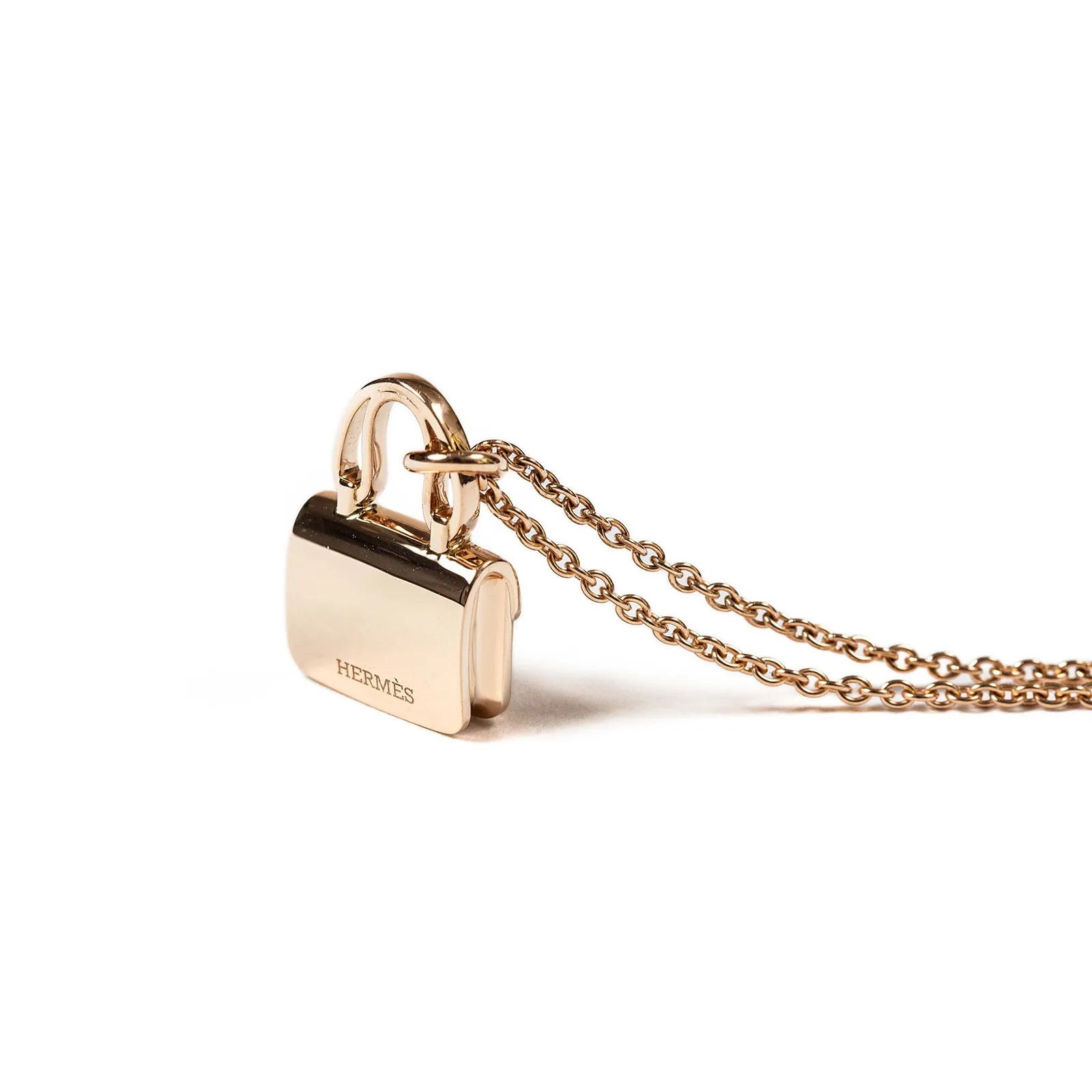 Hermès Amulettes Constance Pendant Rose Gold