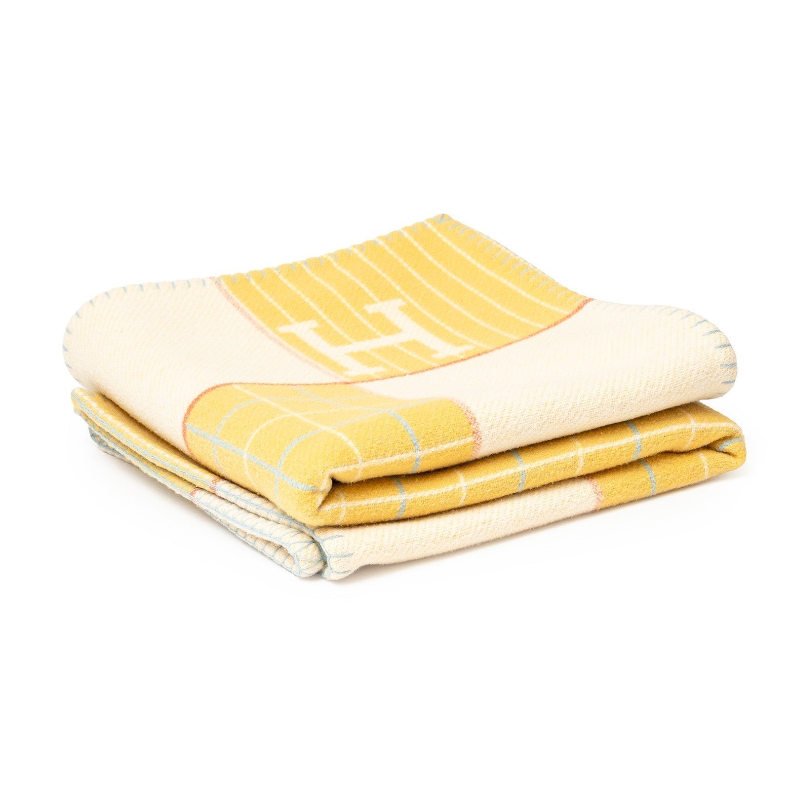Hermès Avalon Baby Blanket Passe/Miel
