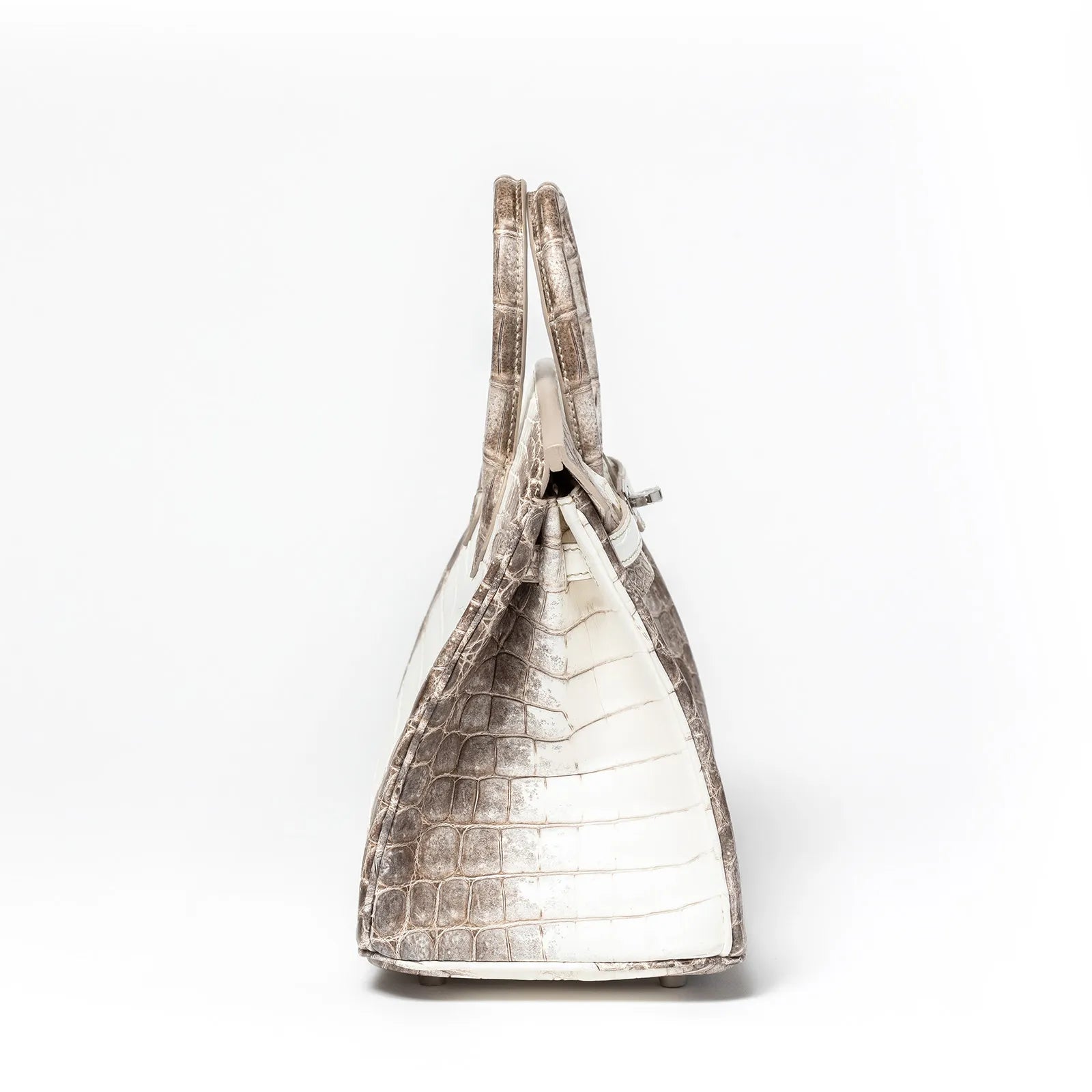 Hermès Birkin 25 Blanc Himalaya Matte Niloticus Crocodile Palladium Hardware