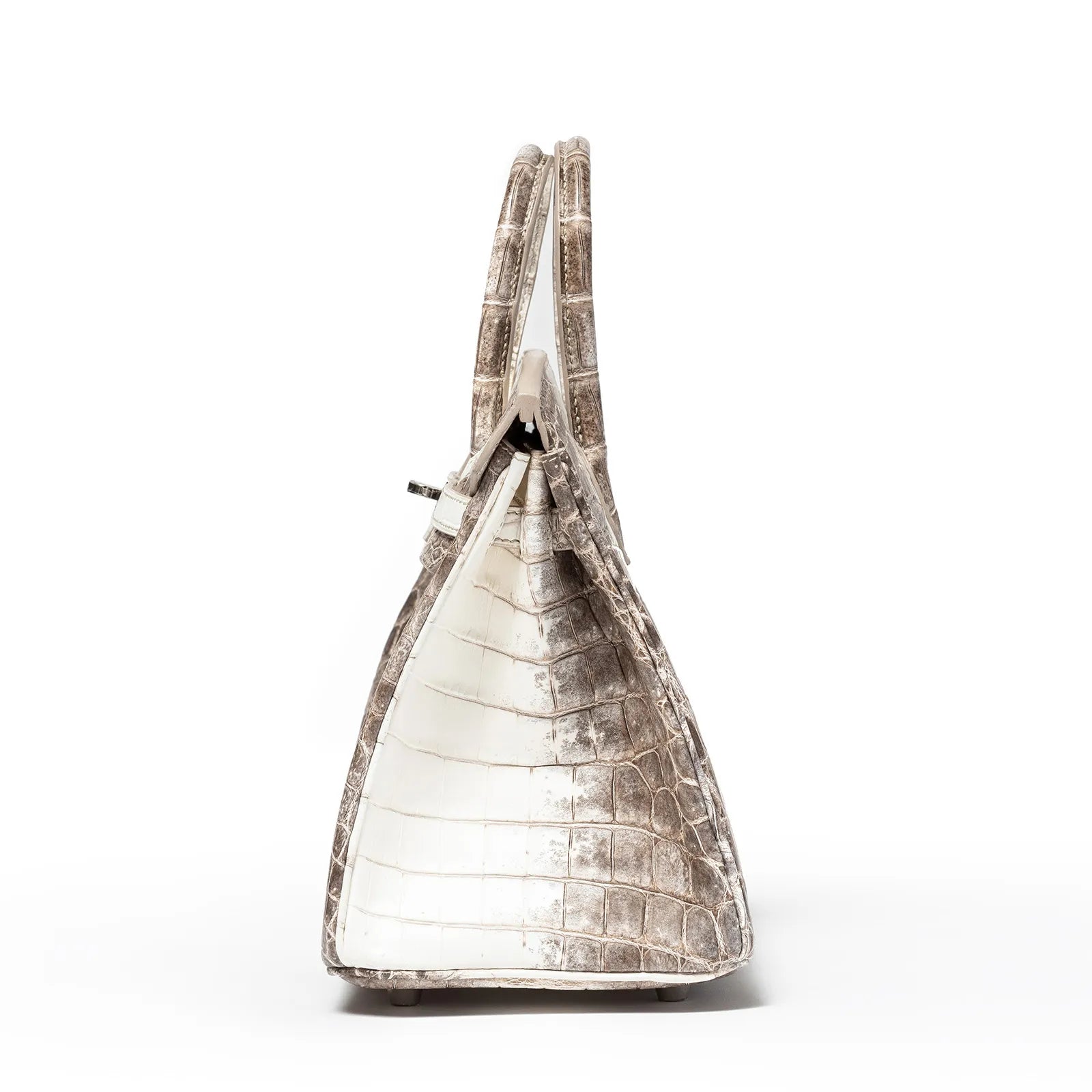 Hermès Birkin 25 Blanc Himalaya Matte Niloticus Crocodile Palladium Hardware
