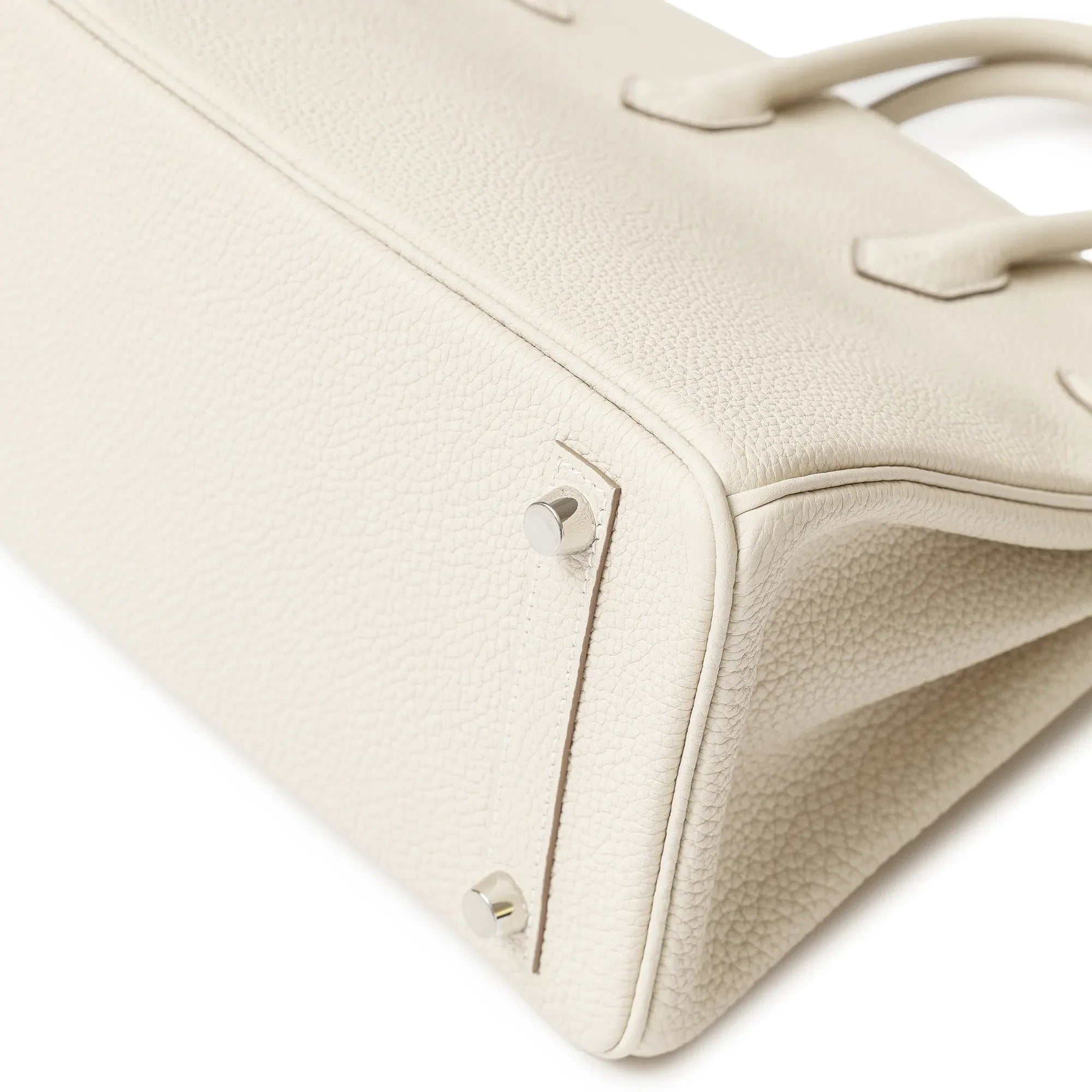 Hermès Birkin 25 Craie Togo Palladium Hardware