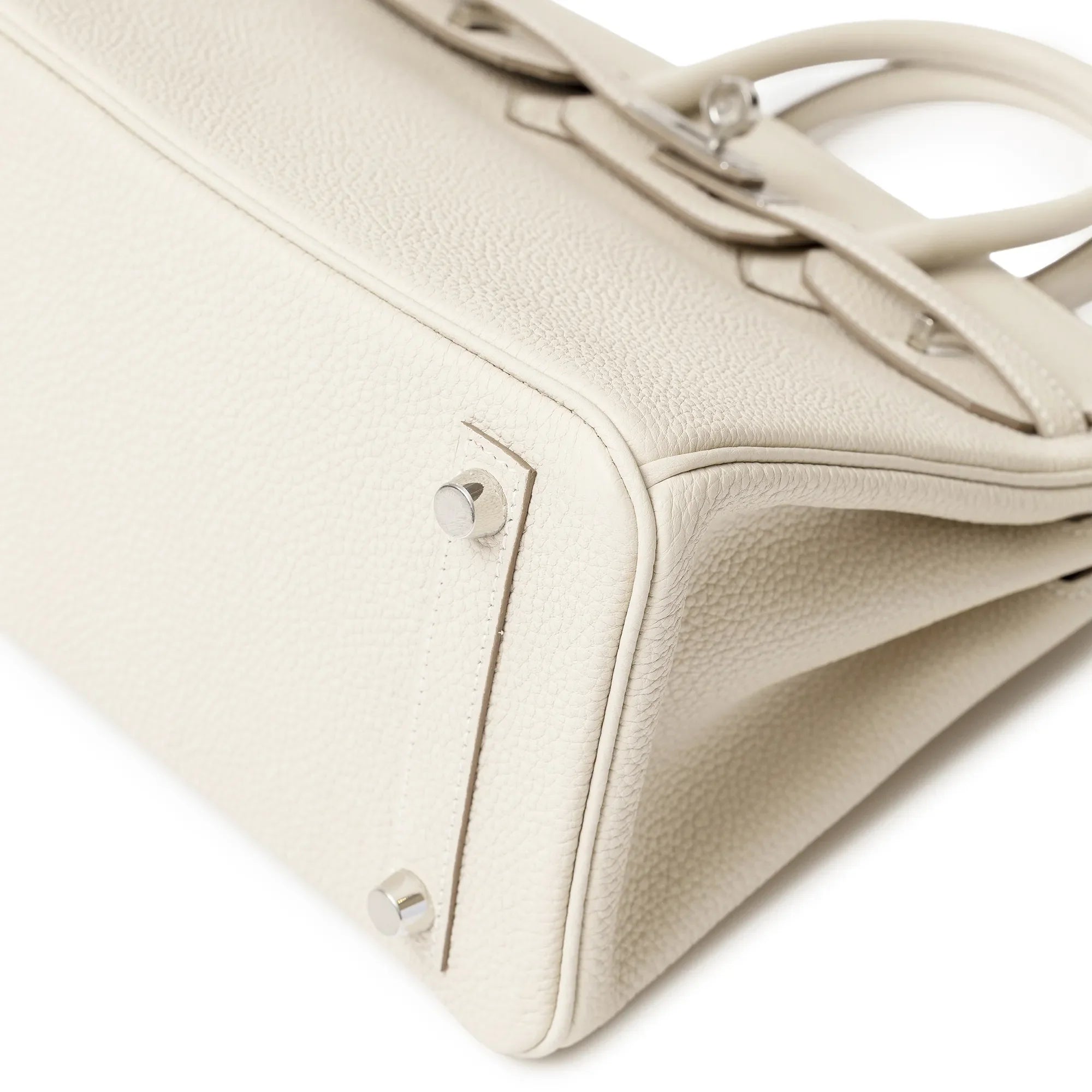Hermès Birkin 25 Craie Togo Palladium Hardware