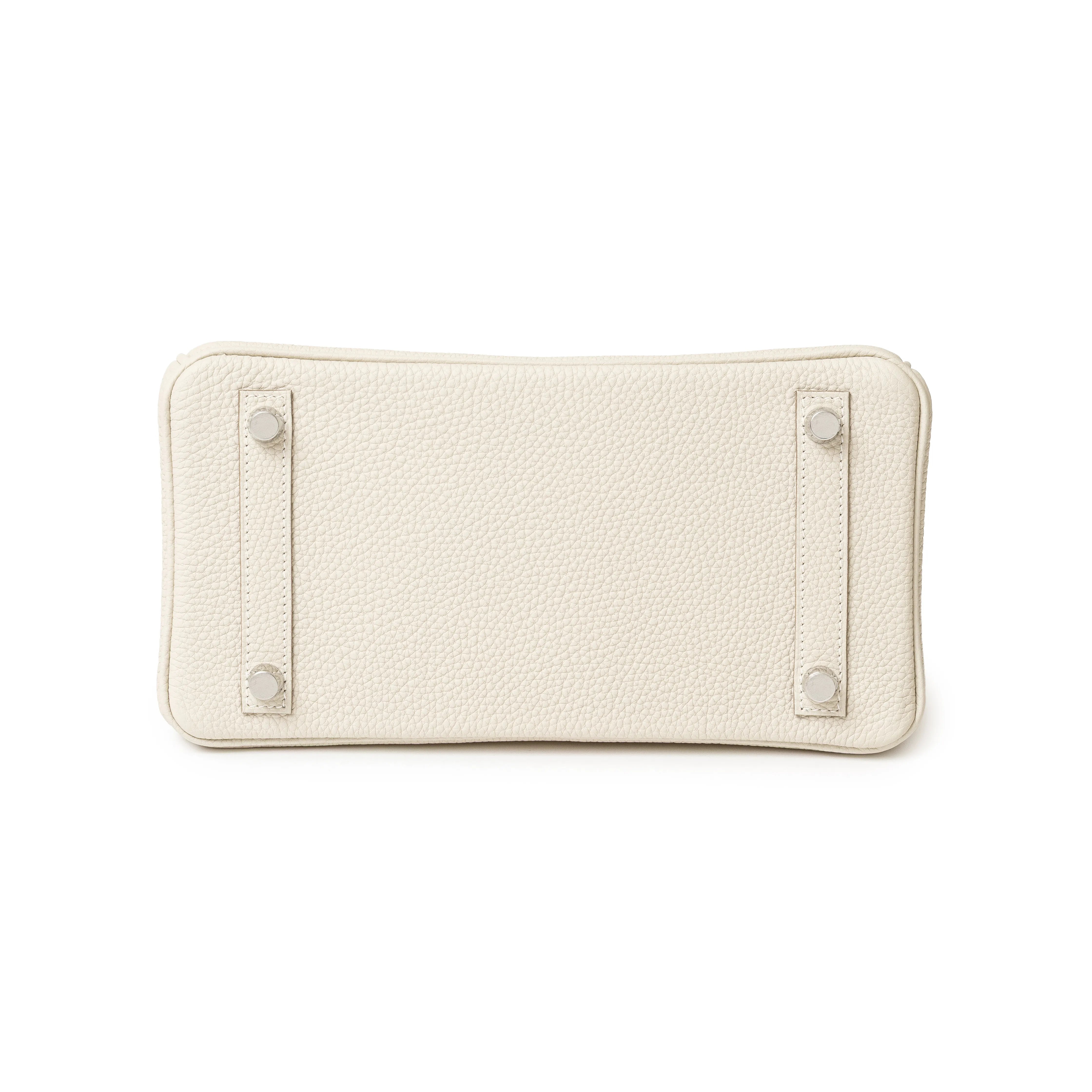 Hermès Birkin 25 Craie Togo Palladium Hardware