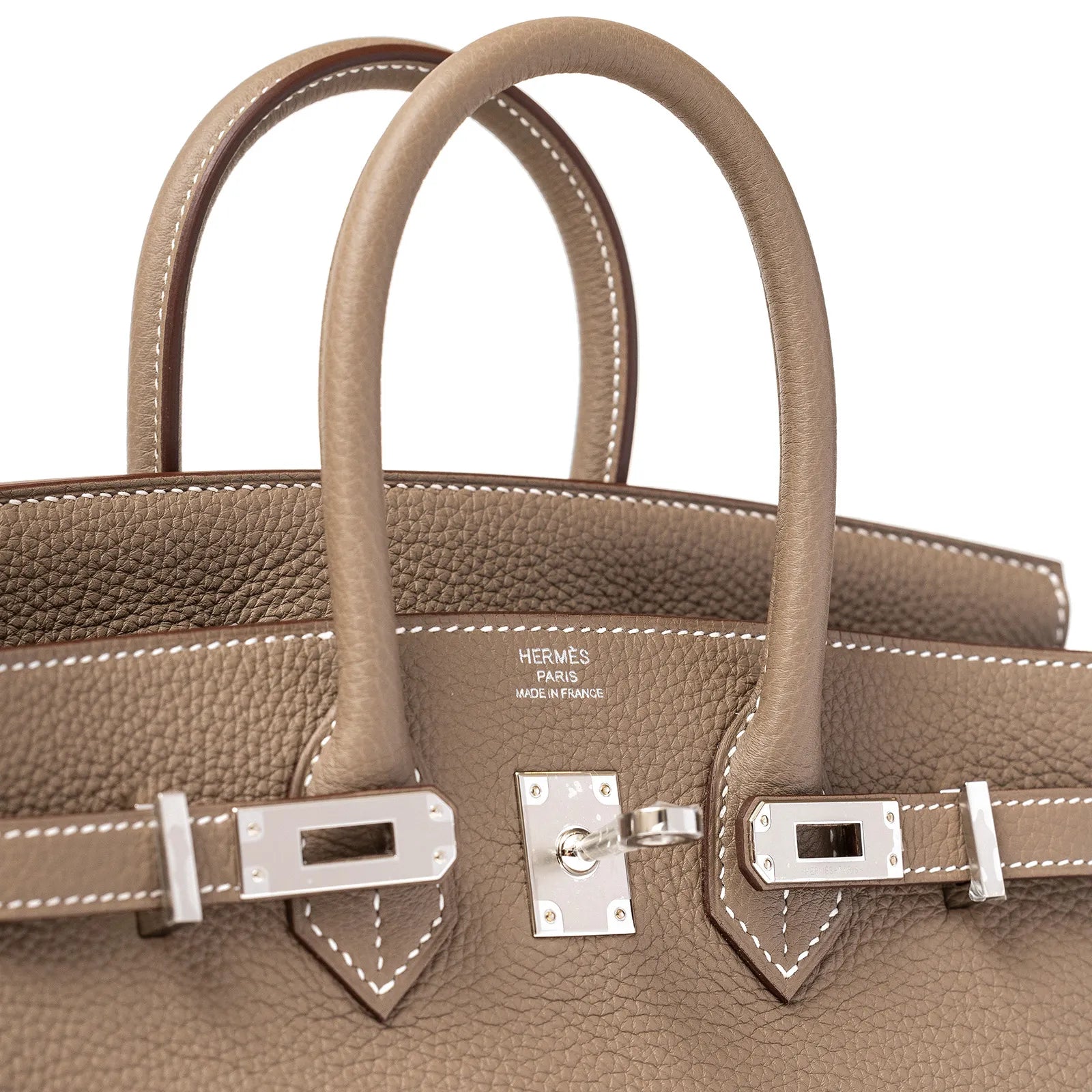 Hermès Birkin 25 Etoupe Togo Palladium Hardware