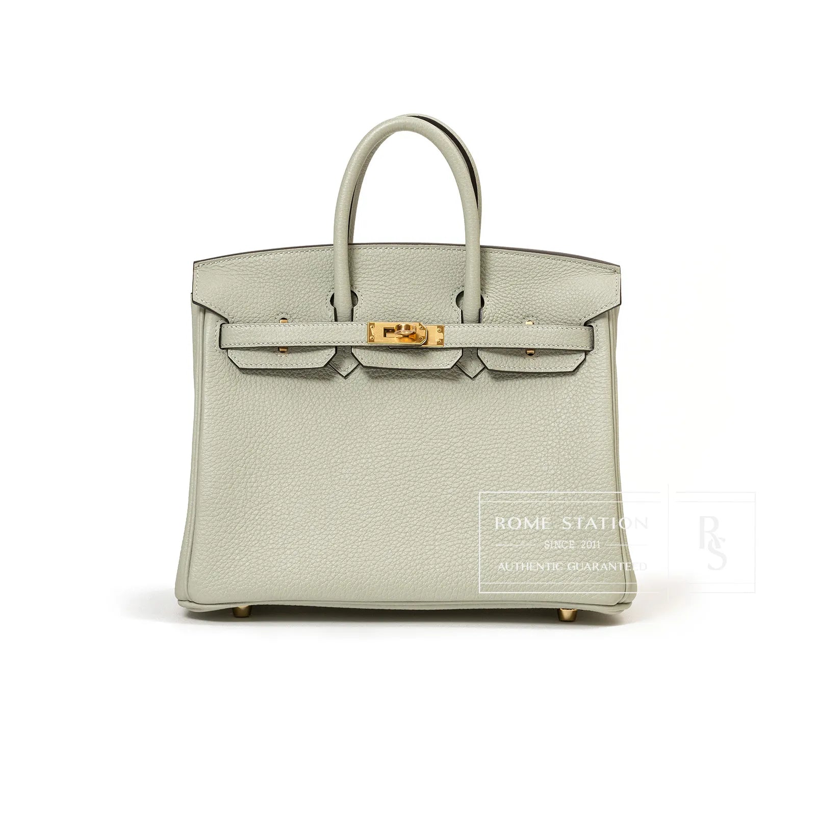 Hermès Birkin 25 Gris Neve Togo Gold Hardware