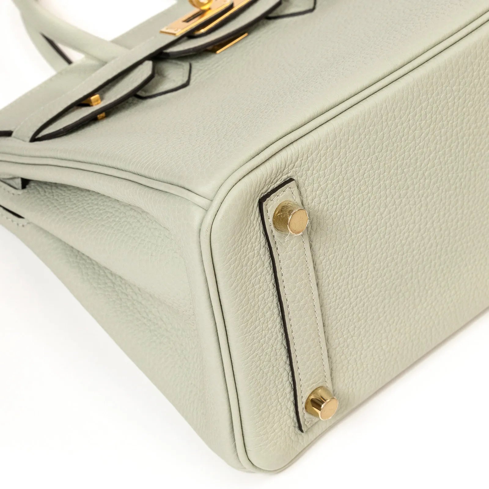 Hermès Birkin 25 Gris Neve Togo Gold Hardware