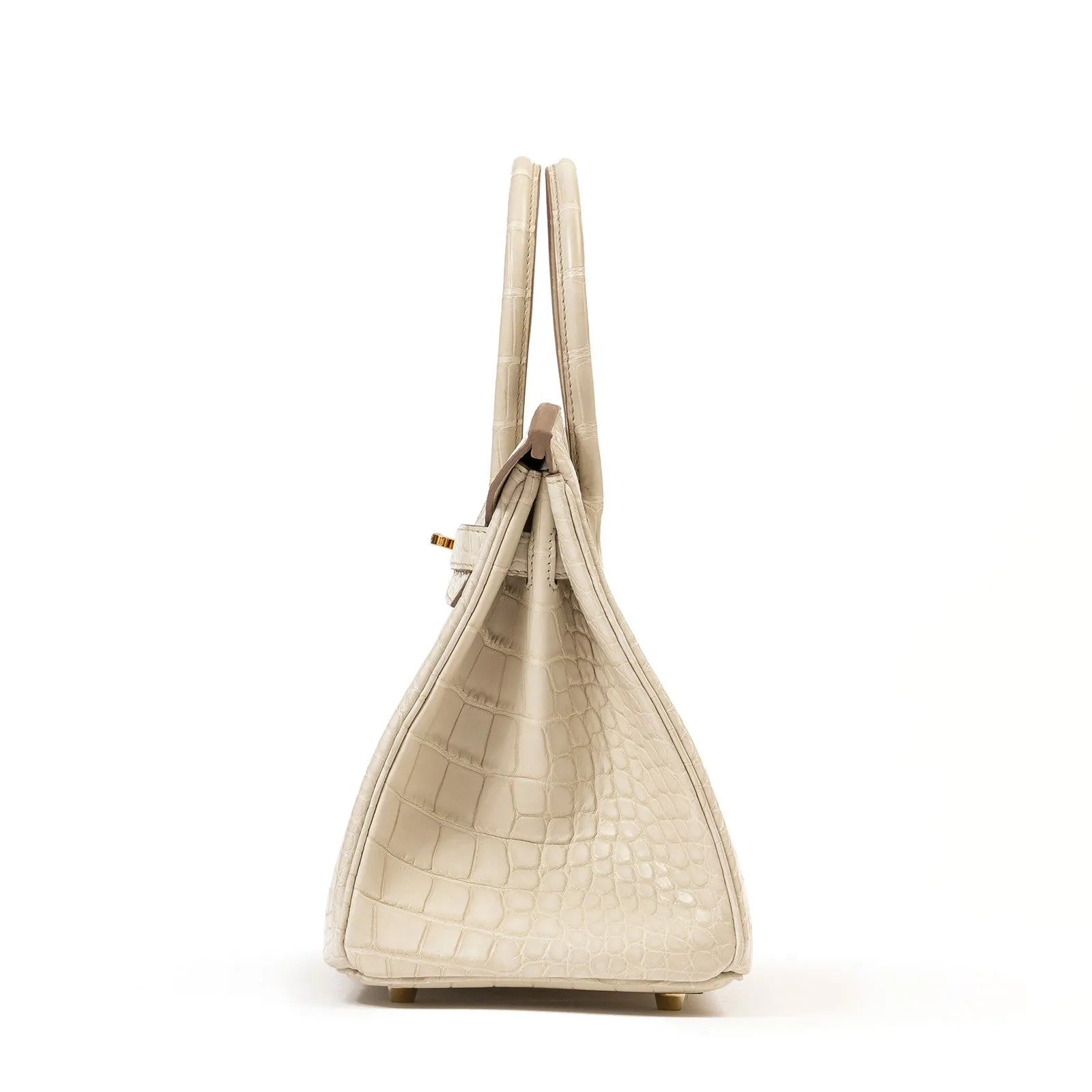 Hermès Birkin 30 Beton Matte Alligator Gold Hardware