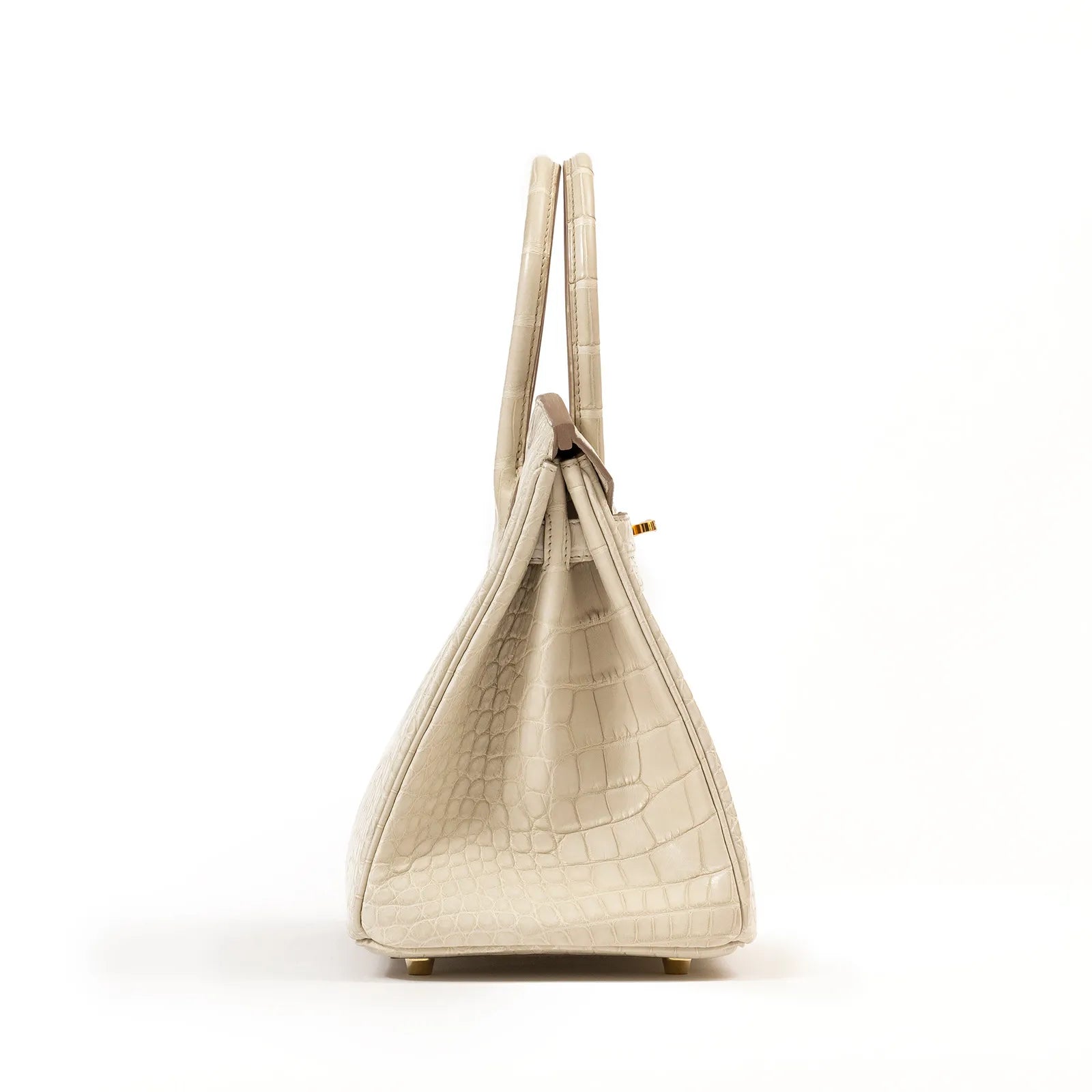 Hermès Birkin 30 Beton Matte Alligator Gold Hardware