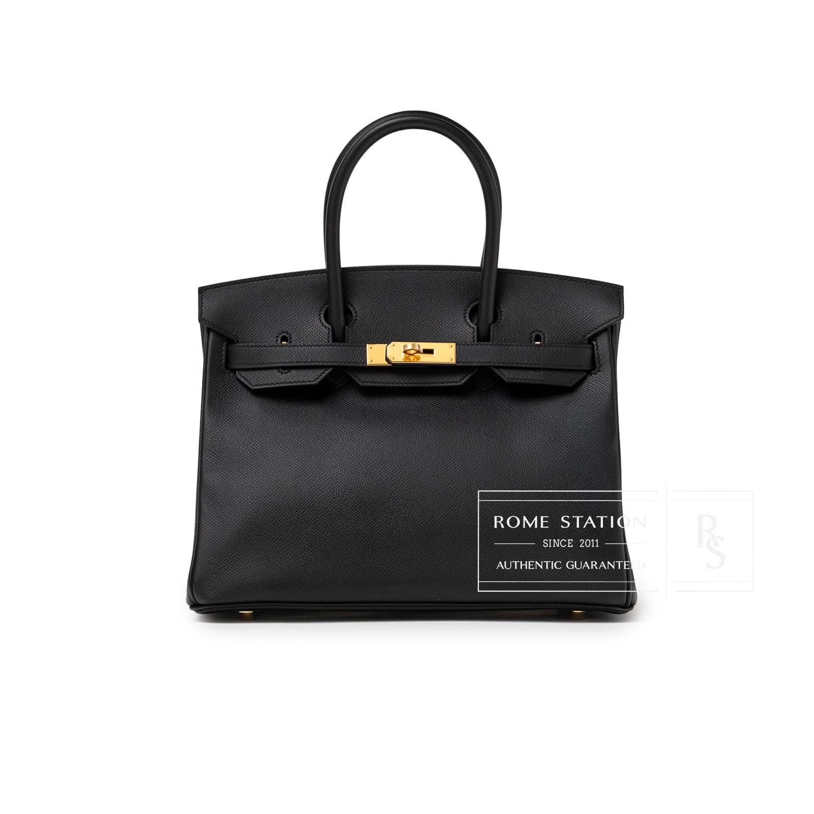 Hermès Birkin 30 Black Epsom Gold Hardware | Rome Station | Canada