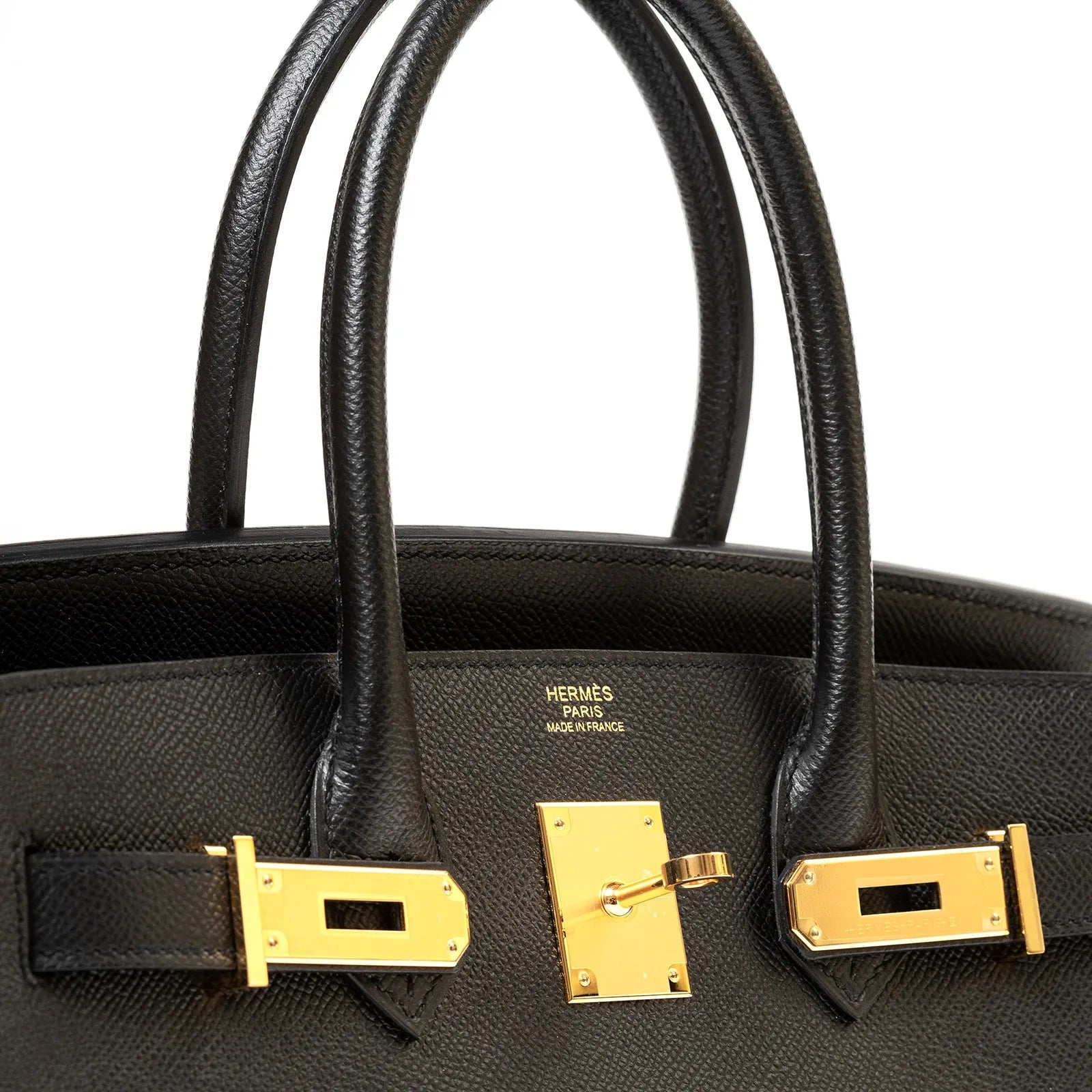 Hermès Birkin 30 Black Epsom Gold Hardware