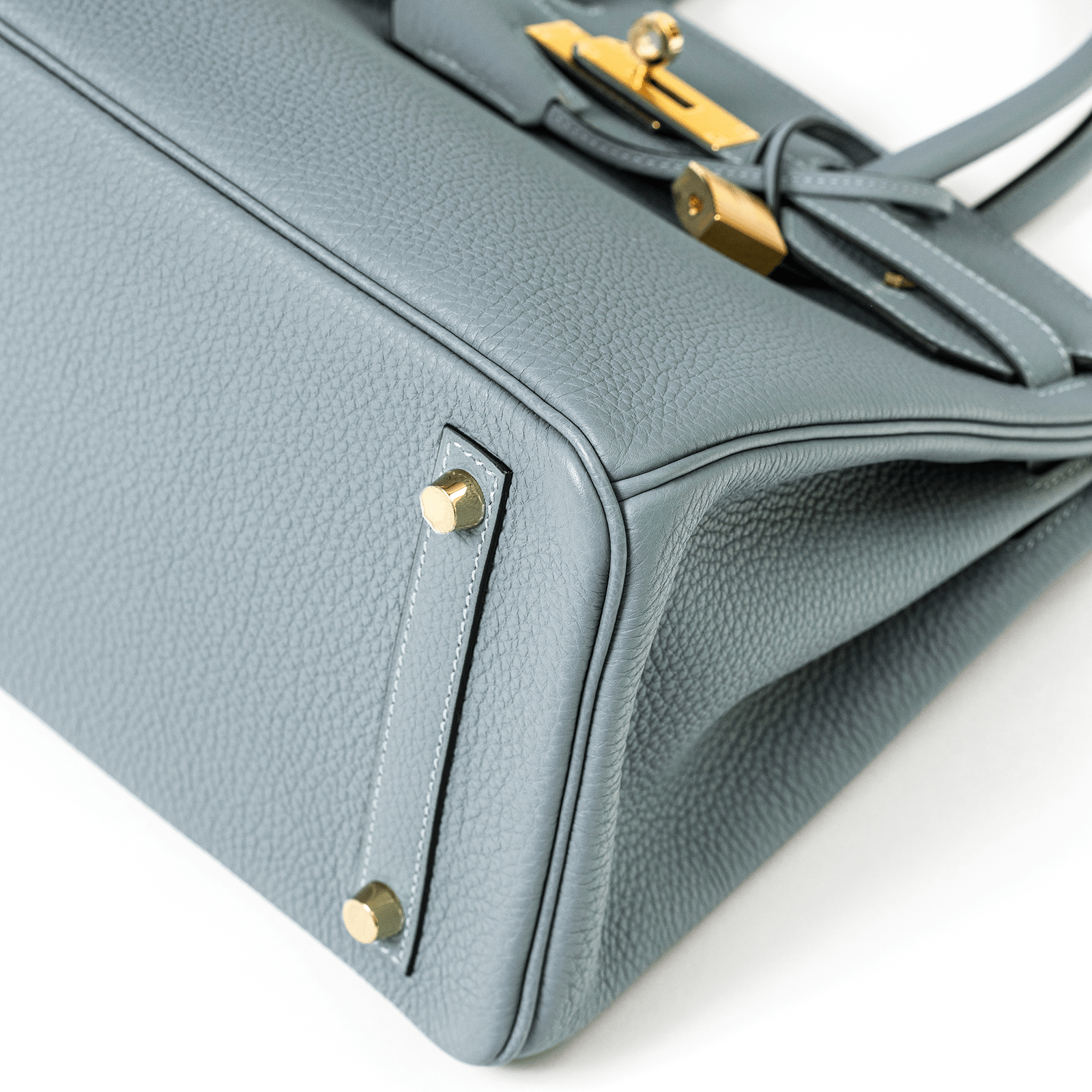 Hermès Birkin 30 Ciel Togo Gold Hardware