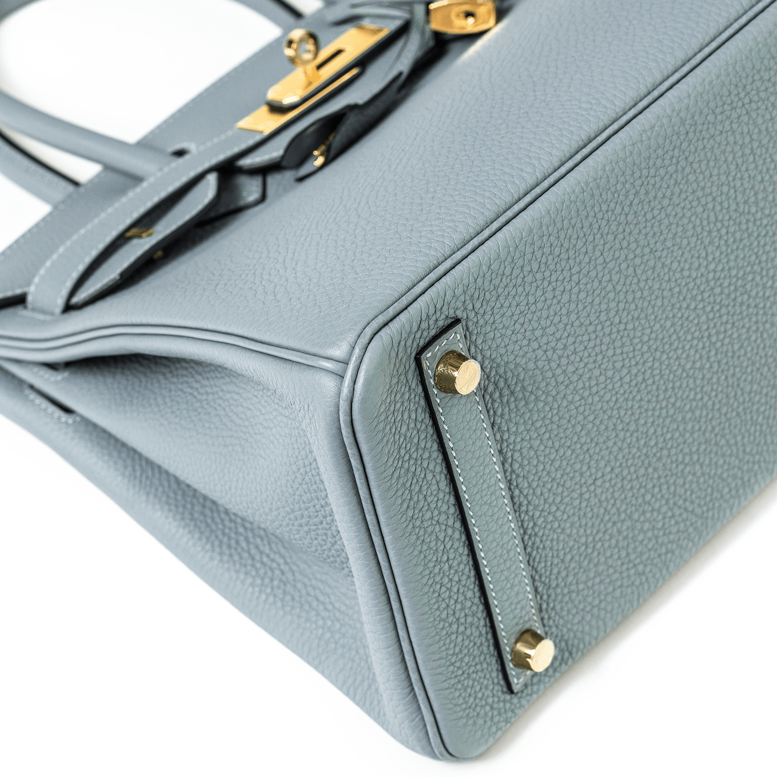 Hermès Birkin 30 Ciel Togo Gold Hardware