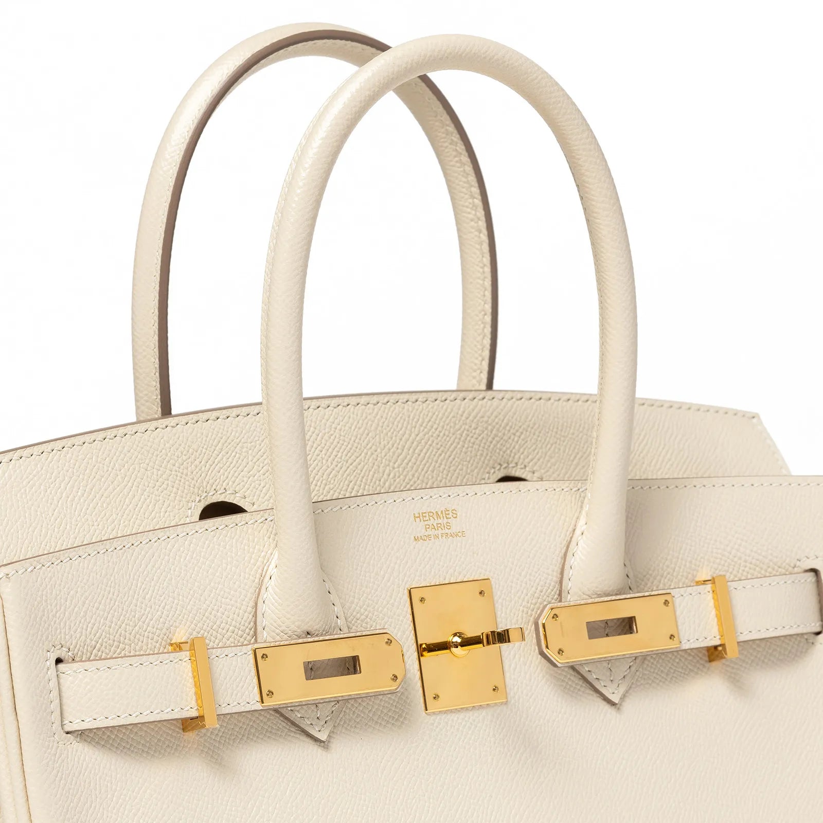 Hermès Birkin 30 Craie Epsom Gold Hardware