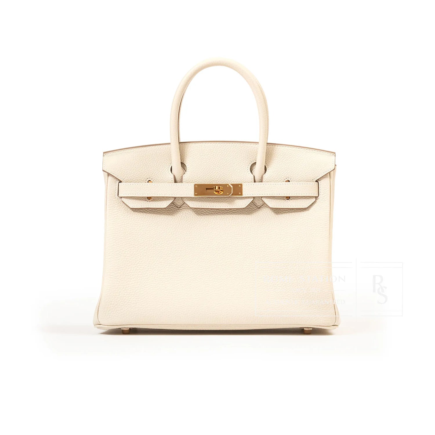Hermès Birkin 30 Craie Togo Rose Gold Hardware