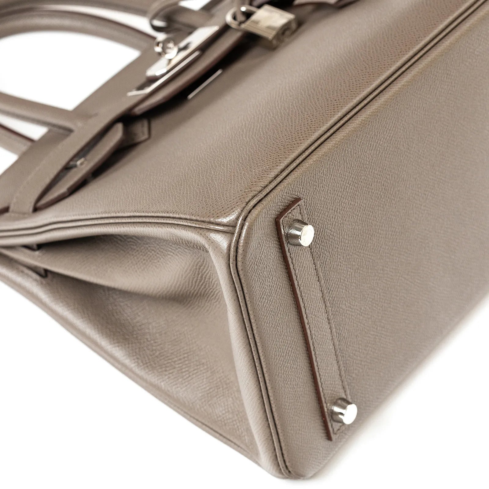 Hermès Birkin 30 Etain Epsom Palladium Hardware