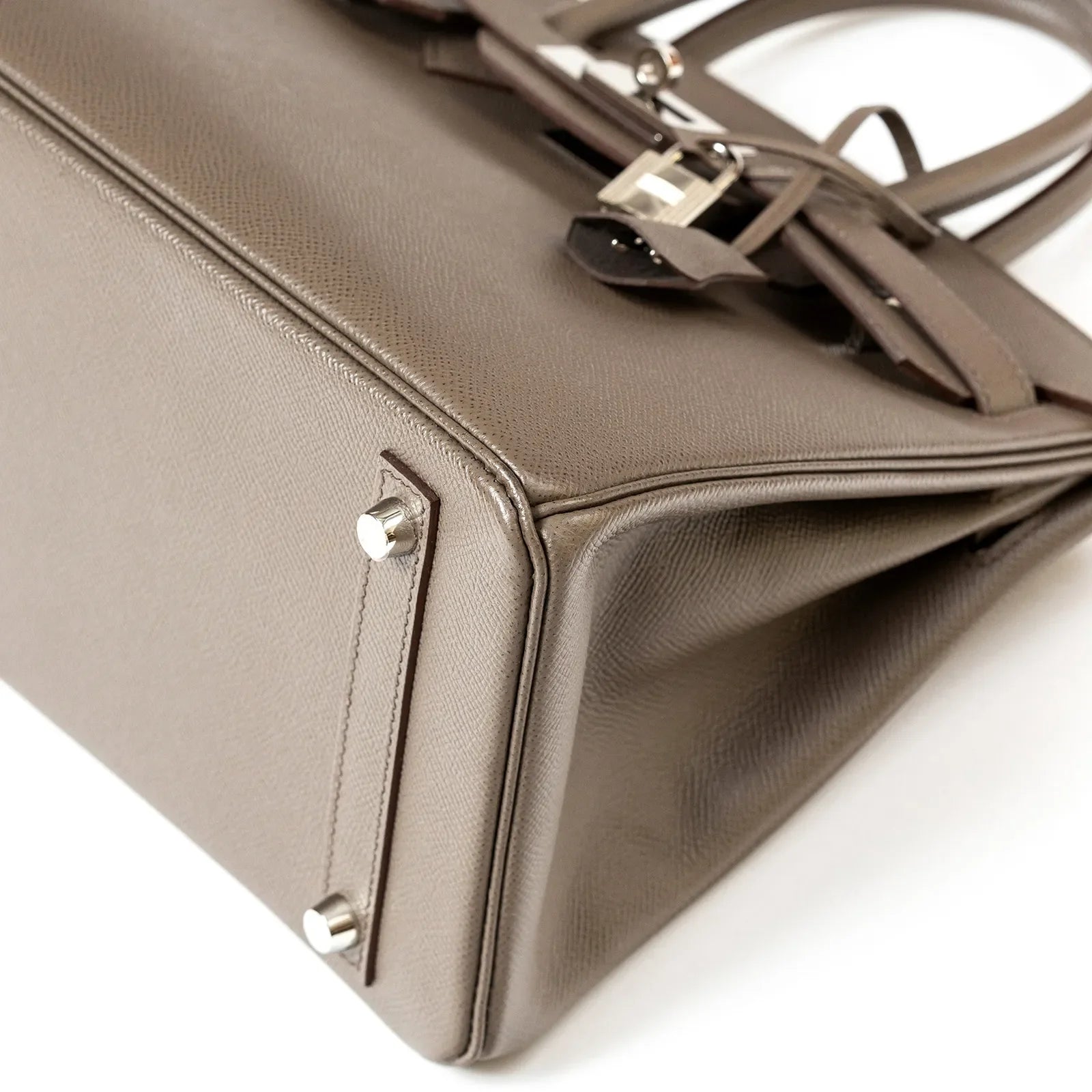 Hermès Birkin 30 Etain Epsom Palladium Hardware