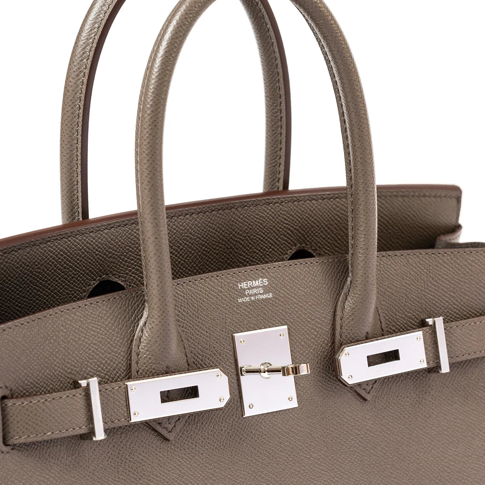 Hermès Birkin 30 Etain Epsom Palladium Hardware