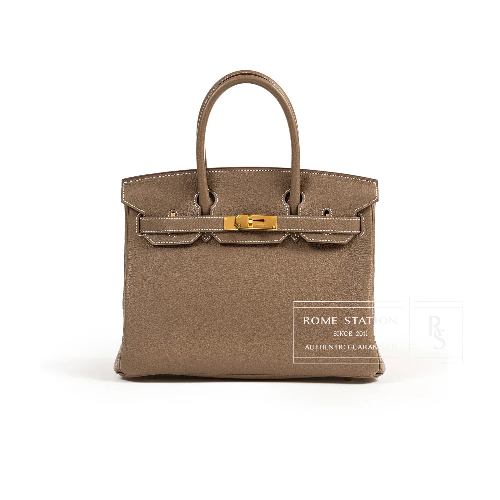 Hermès Birkin 30 Etoupe Clemence Gold Hardware