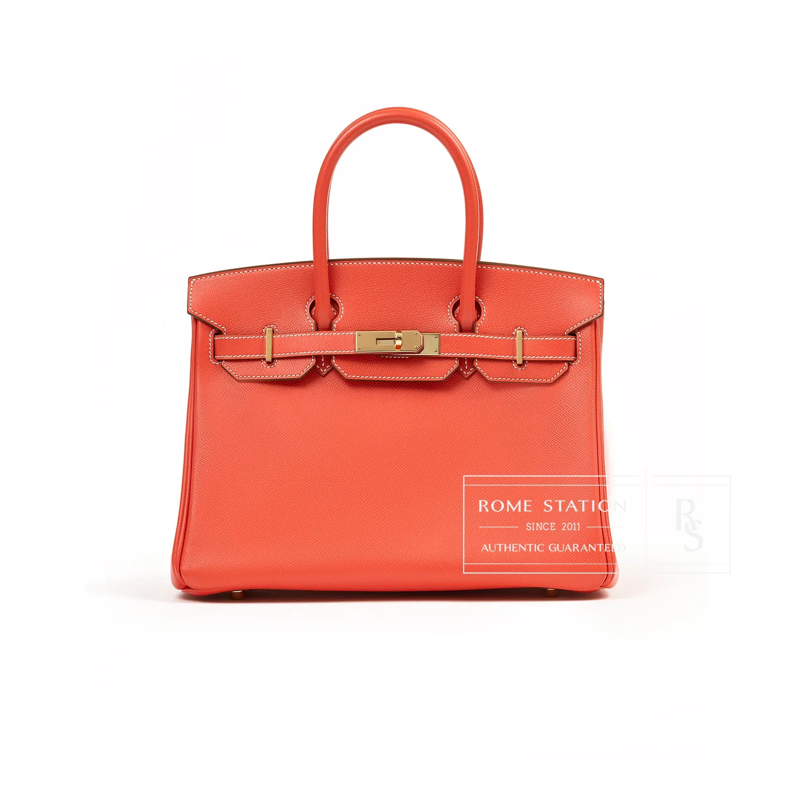 Hermès Birkin 30 Rose Jaipur Verso Epsom Permabrass Hardware