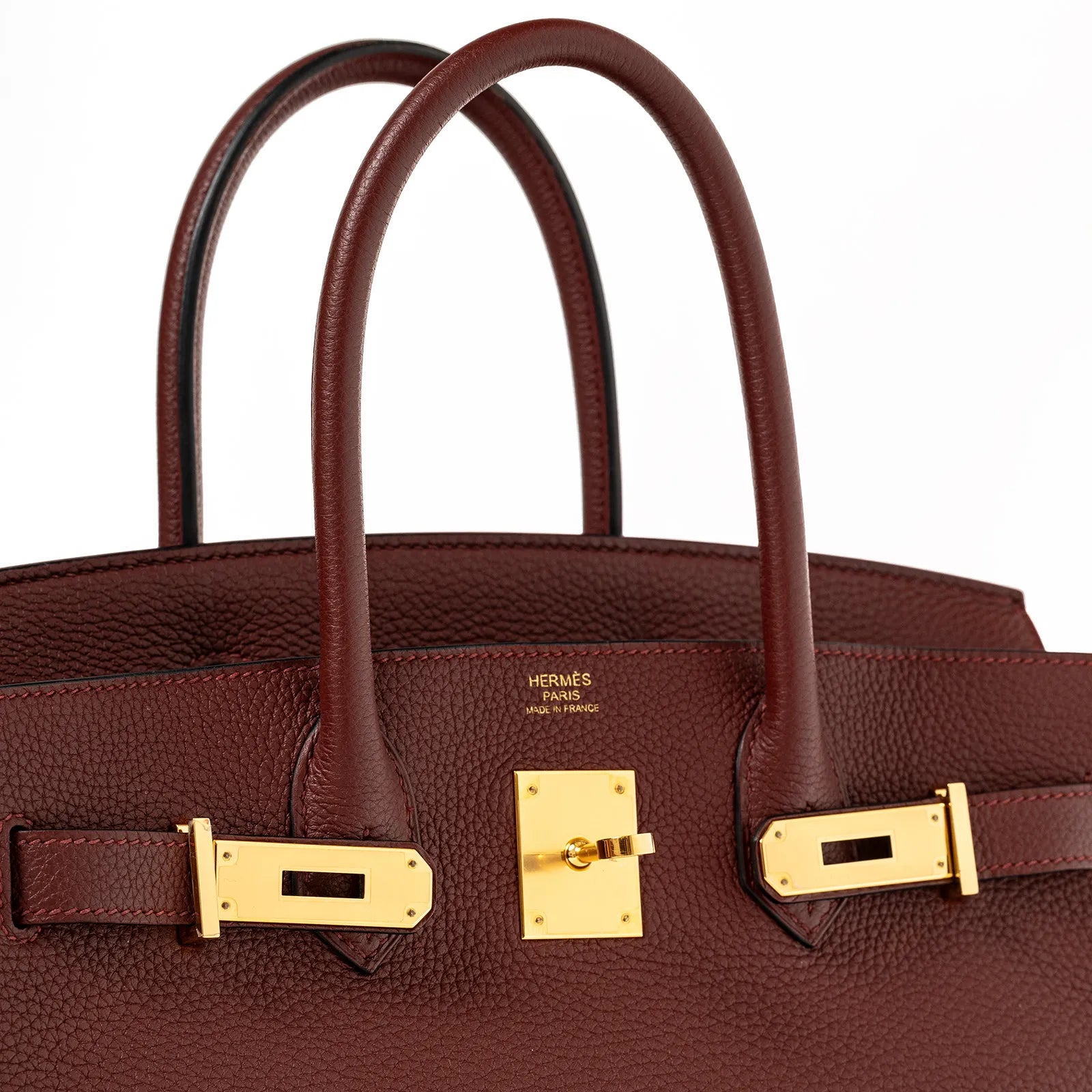 Hermès Birkin 30 Rouge H Togo Gold Hardware