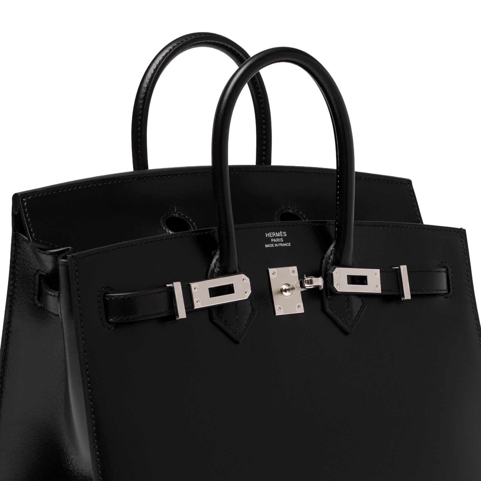 Hermès Birkin Sellier 25 Black Box Palladium Hardware | Rome