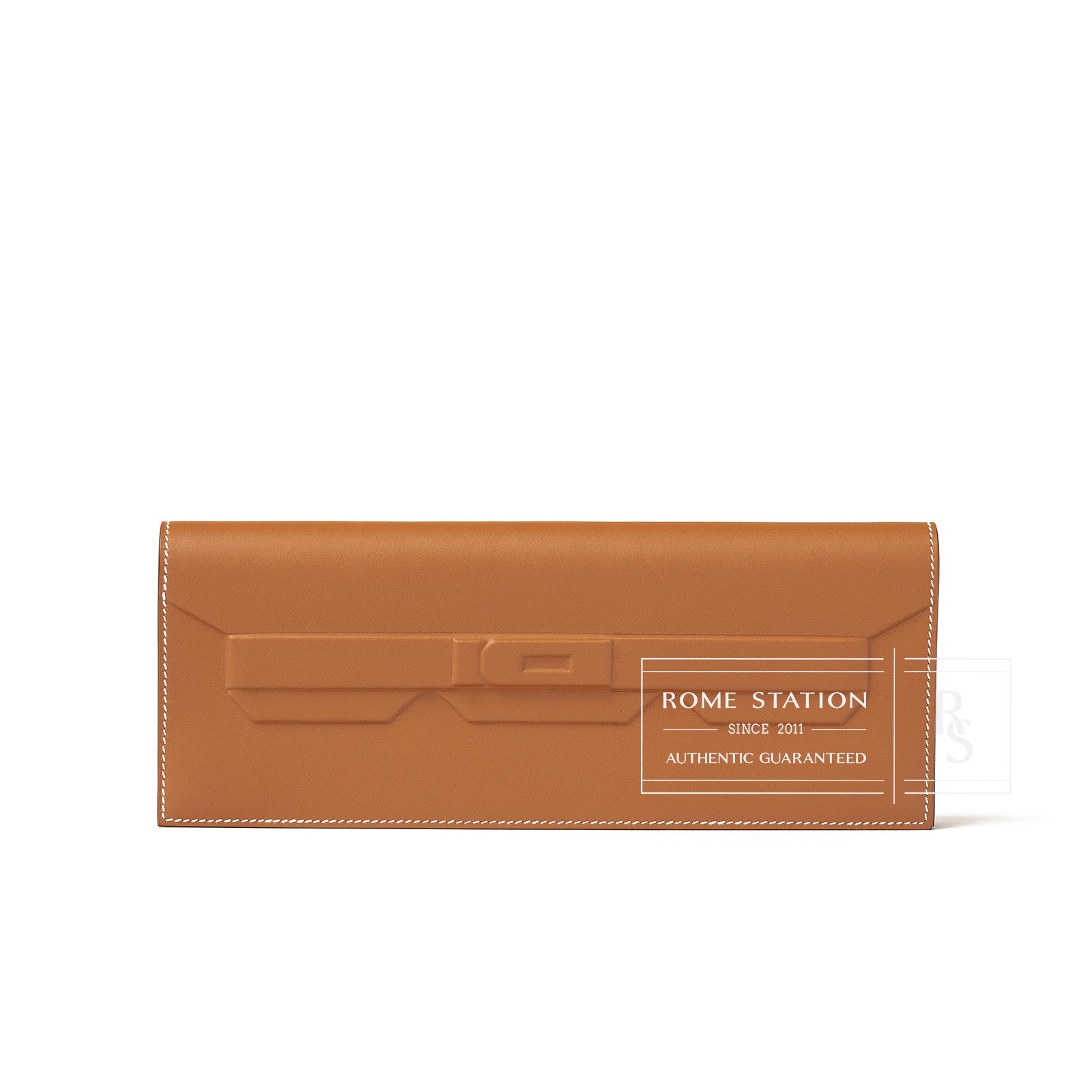 Hermès Birkin Shadow Clutch Gold Swift