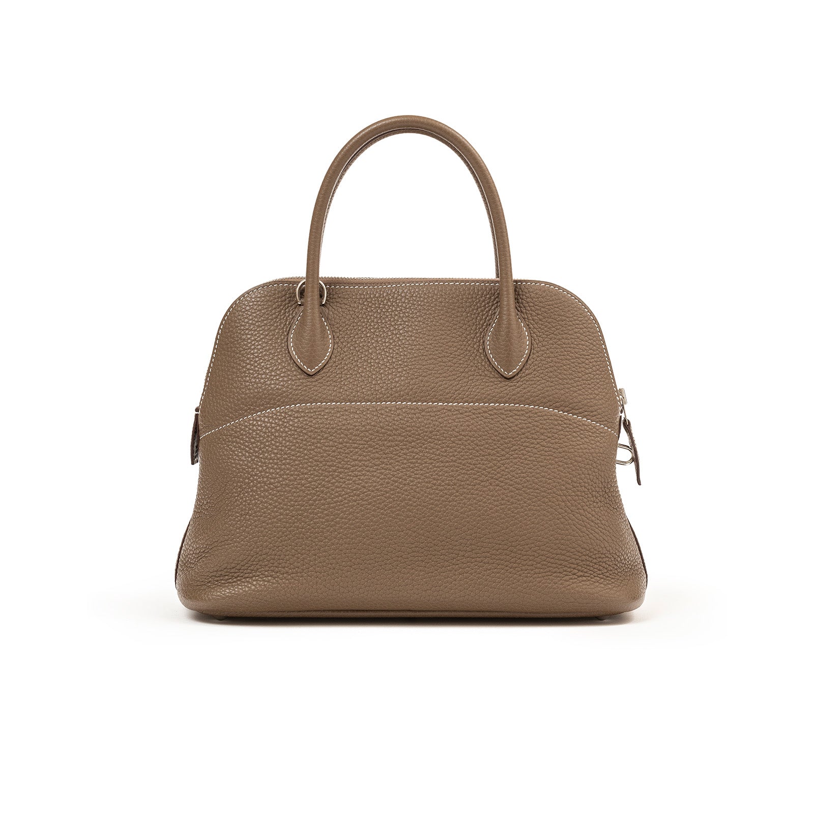 Hermès Bolide 31 Etoupe Clemence Palladium Hardware