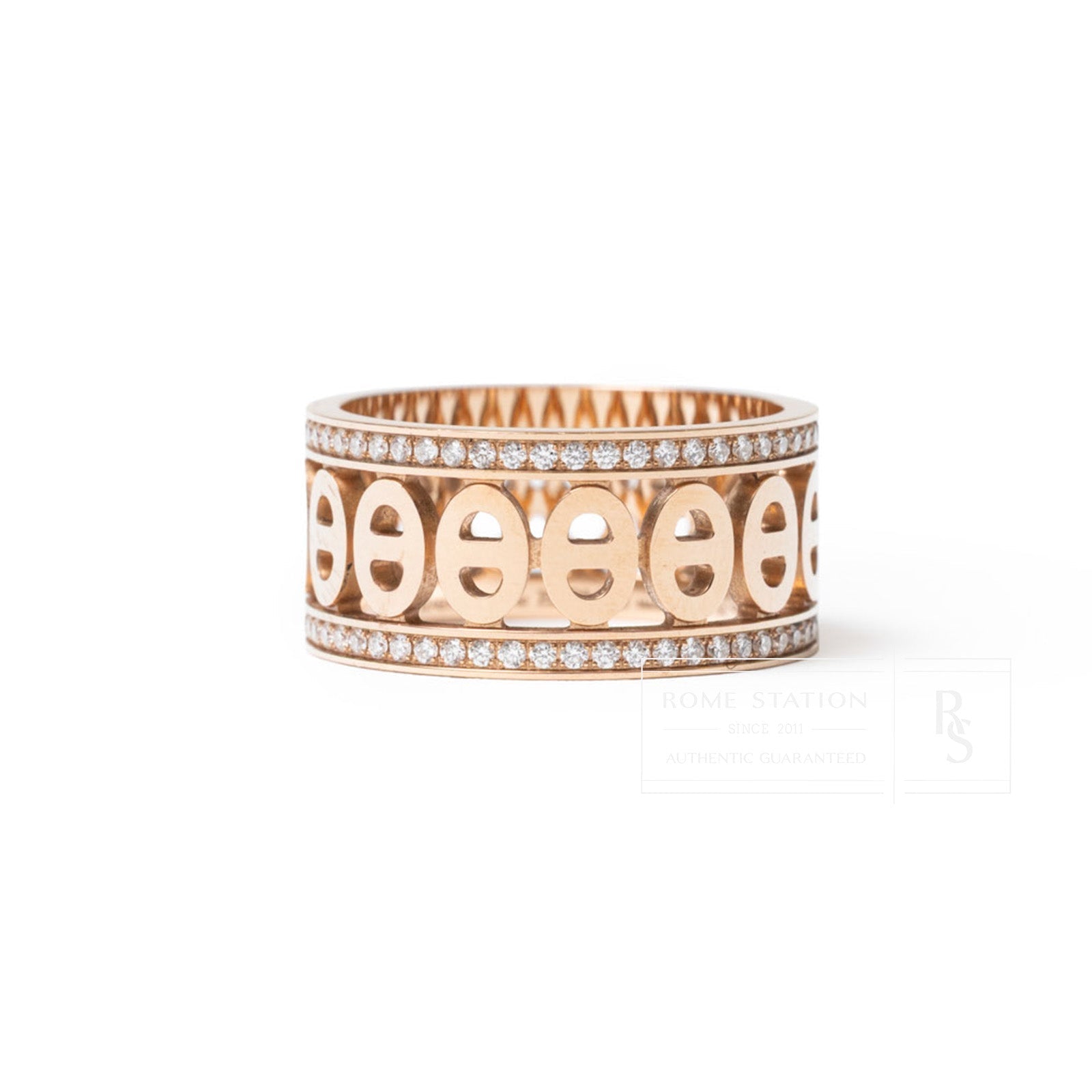 Hermès Chaine d’ancre Divine Ring Small Model 52