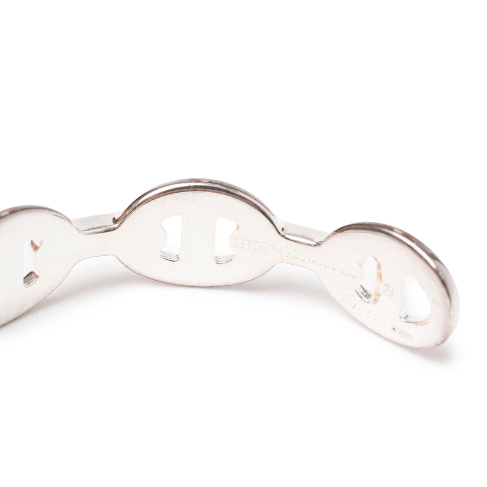 Hermès Chaine d'ancre Enchainee Silver Bracelet | Rome Station
