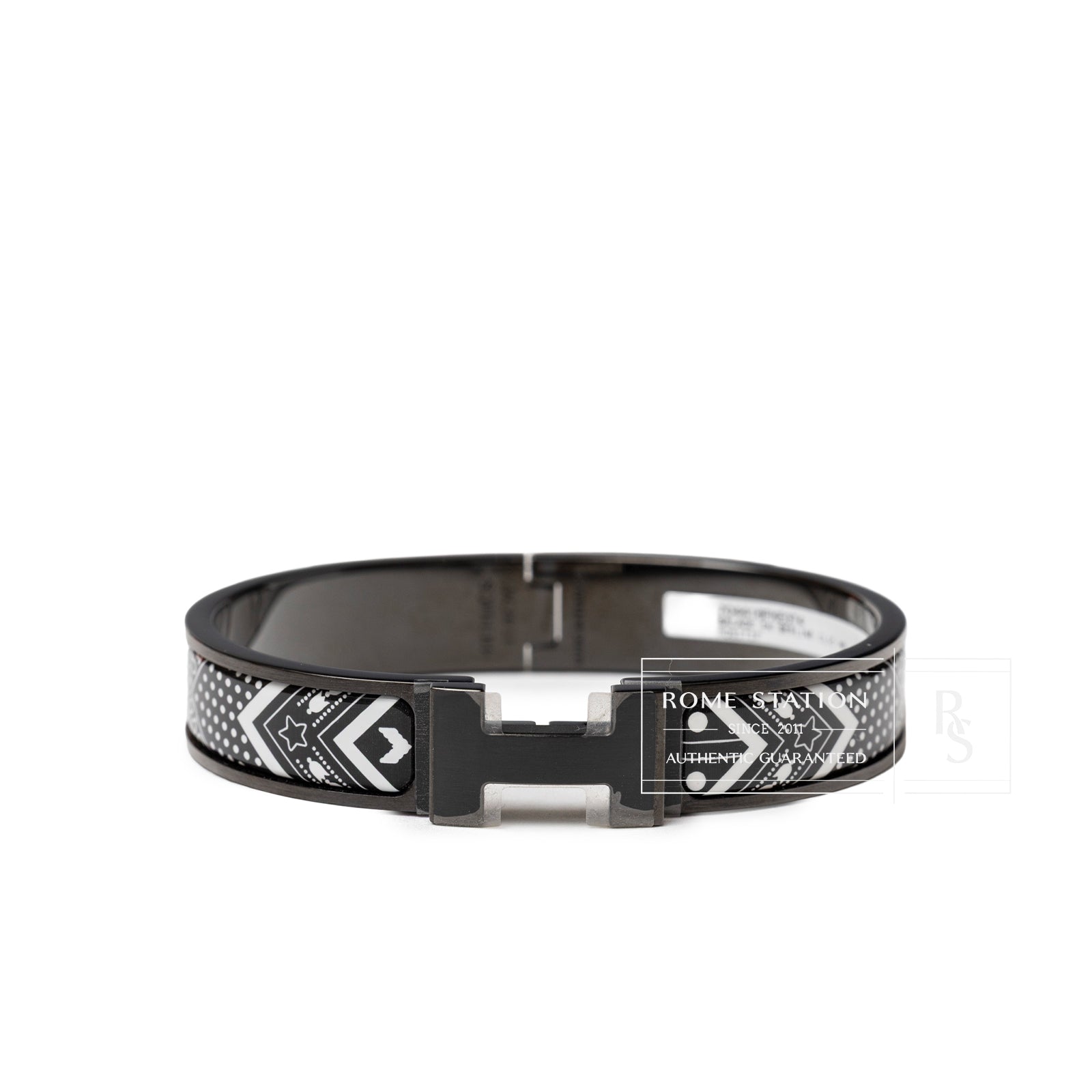 Hermès Clic HH Bandana So Black Bracelet Positif | Rome Station